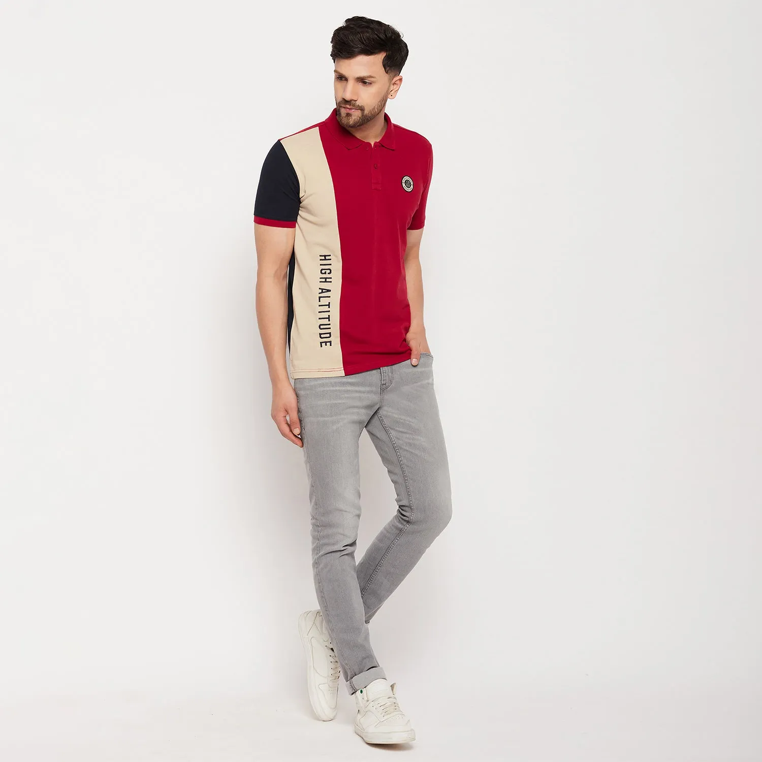 Duke Stardust Men Half Sleeve Cotton T-shirt (LF5851)