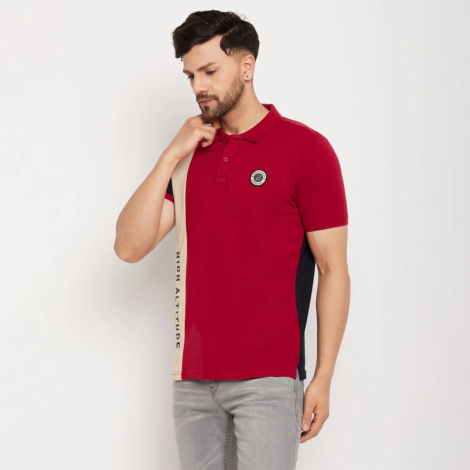 Duke Stardust Men Half Sleeve Cotton T-shirt (LF5851)