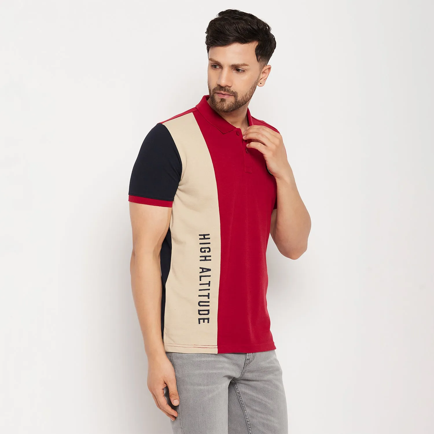 Duke Stardust Men Half Sleeve Cotton T-shirt (LF5851)