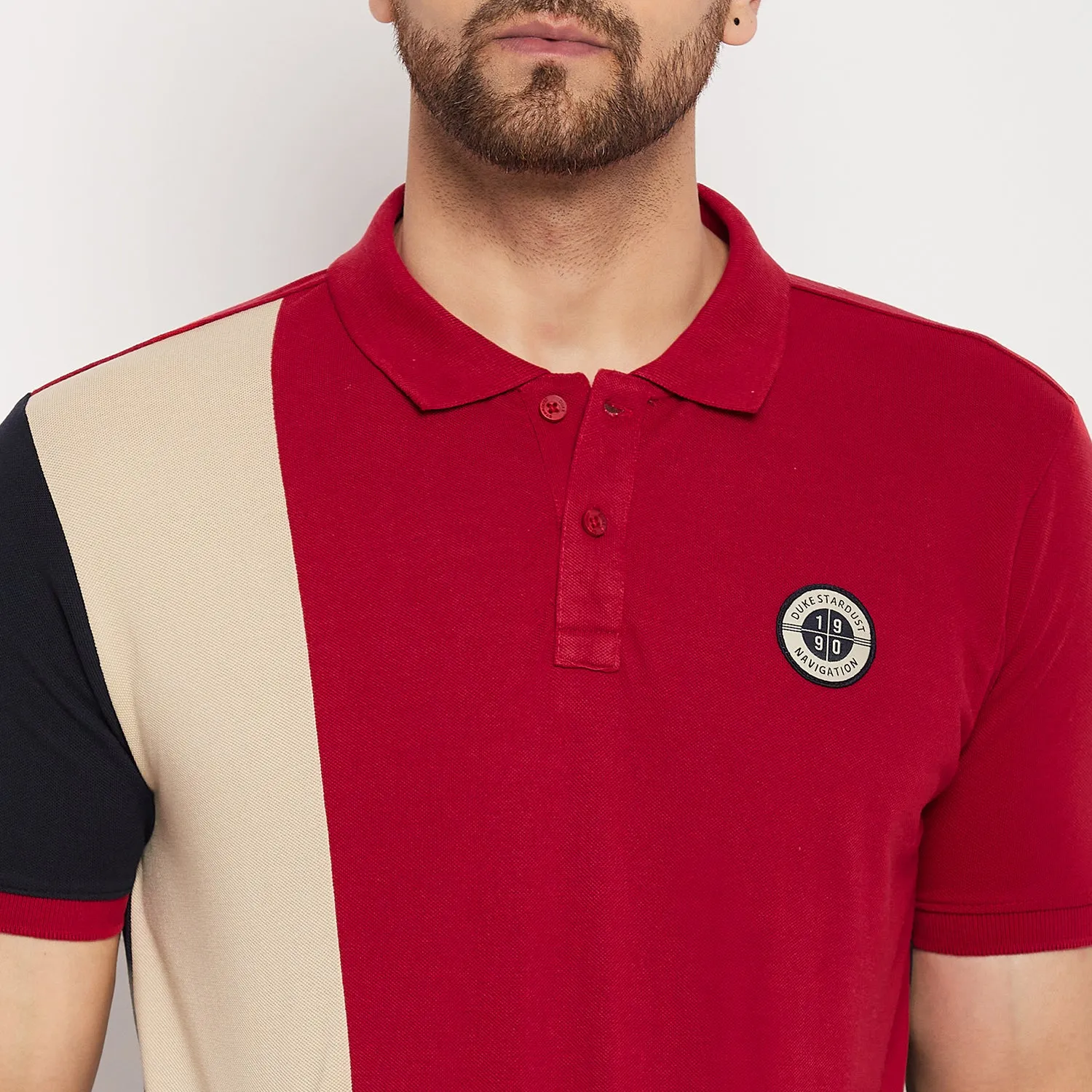 Duke Stardust Men Half Sleeve Cotton T-shirt (LF5851)