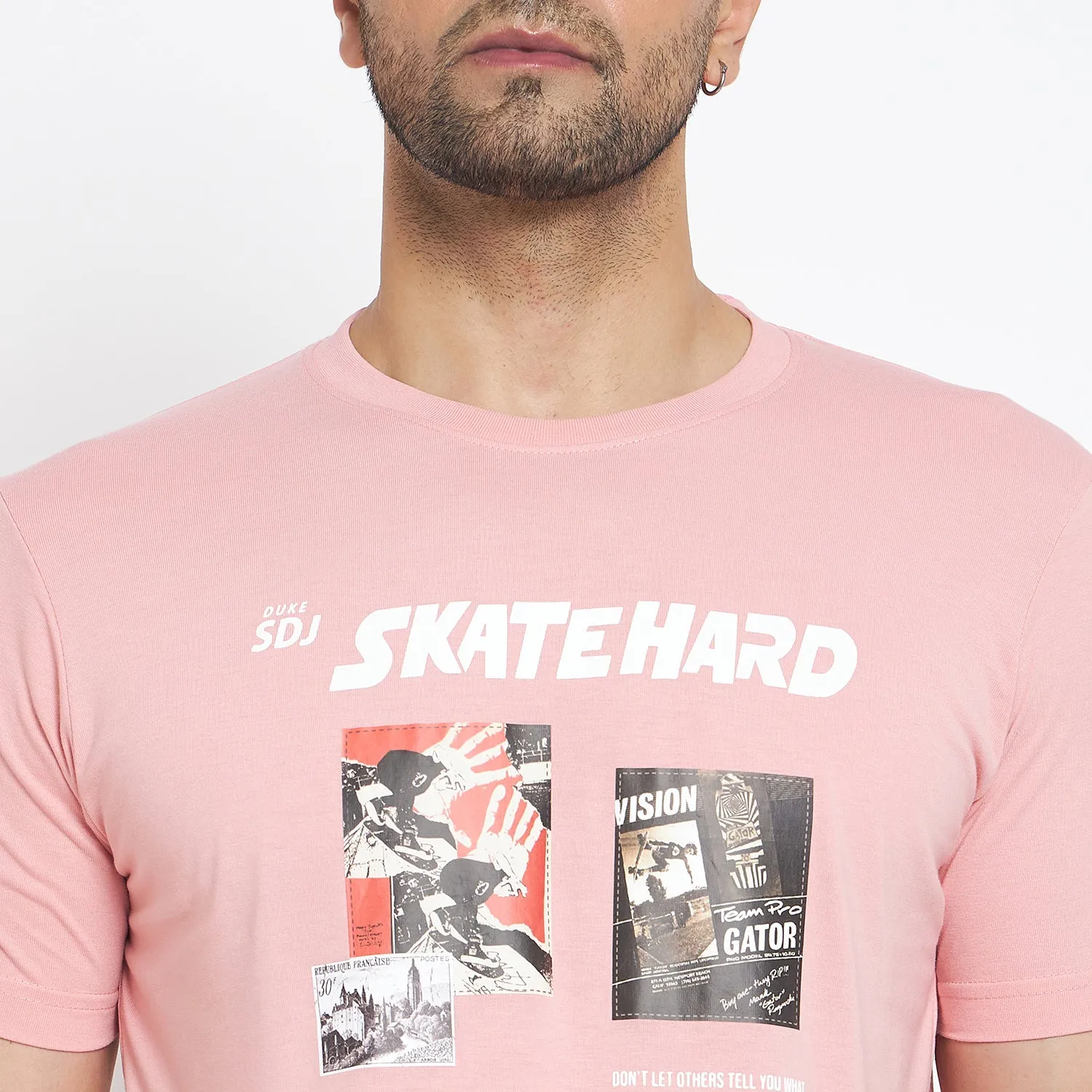 Duke Stardust Men Half Sleeve Cotton T-Shirt (LF7056)