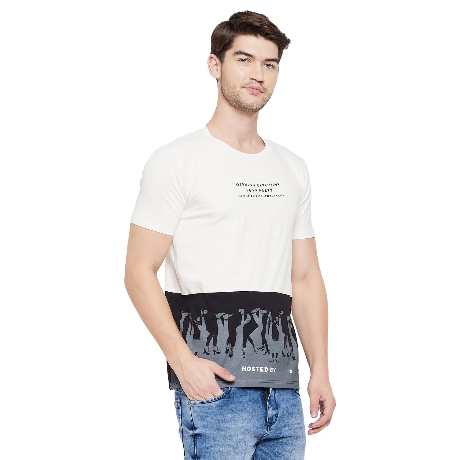 Duke Stardust Men Half Sleeve Cotton T-shirt (LQ3557)