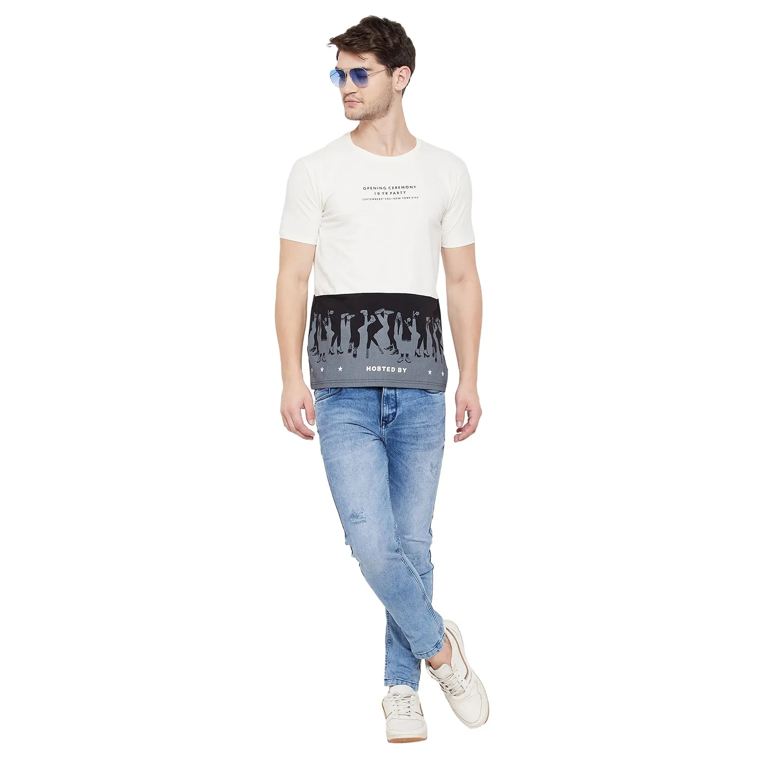 Duke Stardust Men Half Sleeve Cotton T-shirt (LQ3557)