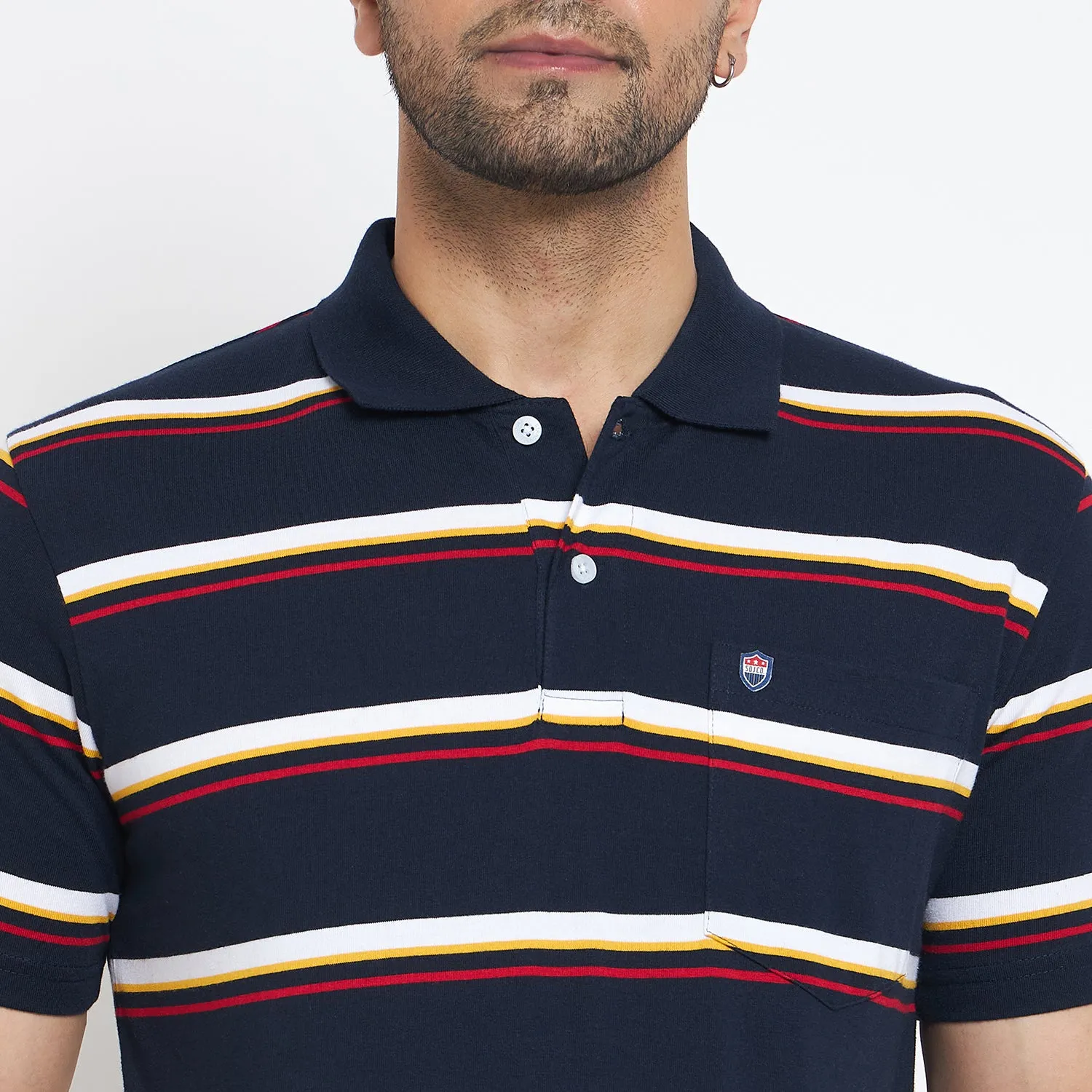 Duke Stardust Men Half Sleeve Cotton T-shirt (MLF1121)