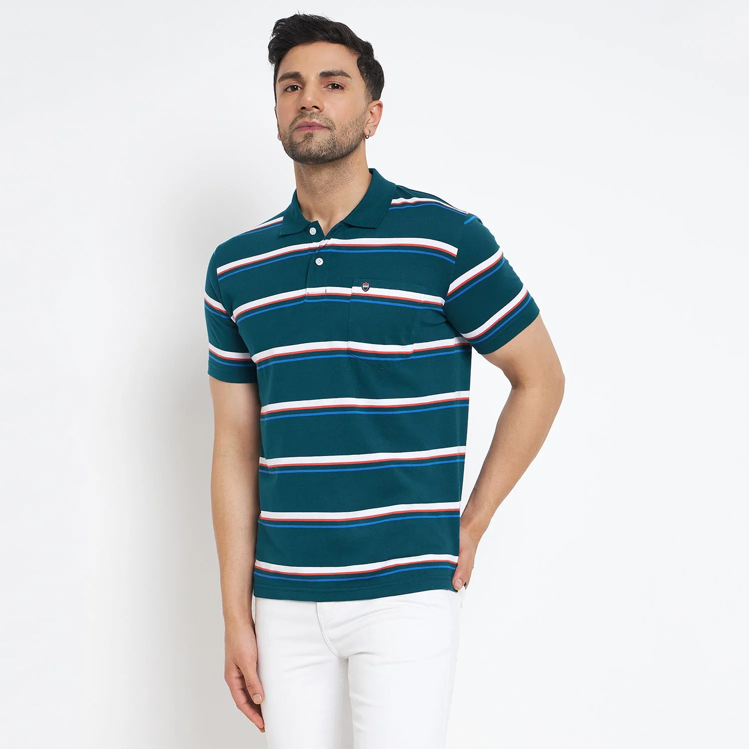 Duke Stardust Men Half Sleeve Cotton T-shirt (MLF1121)