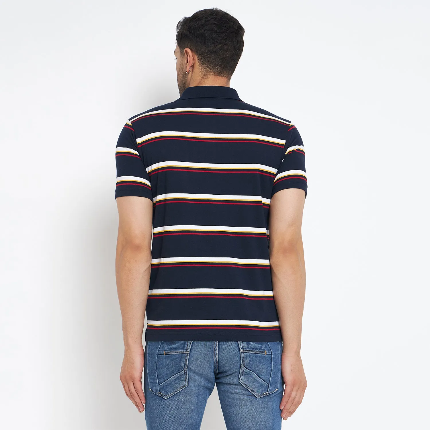 Duke Stardust Men Half Sleeve Cotton T-shirt (MLF1121)