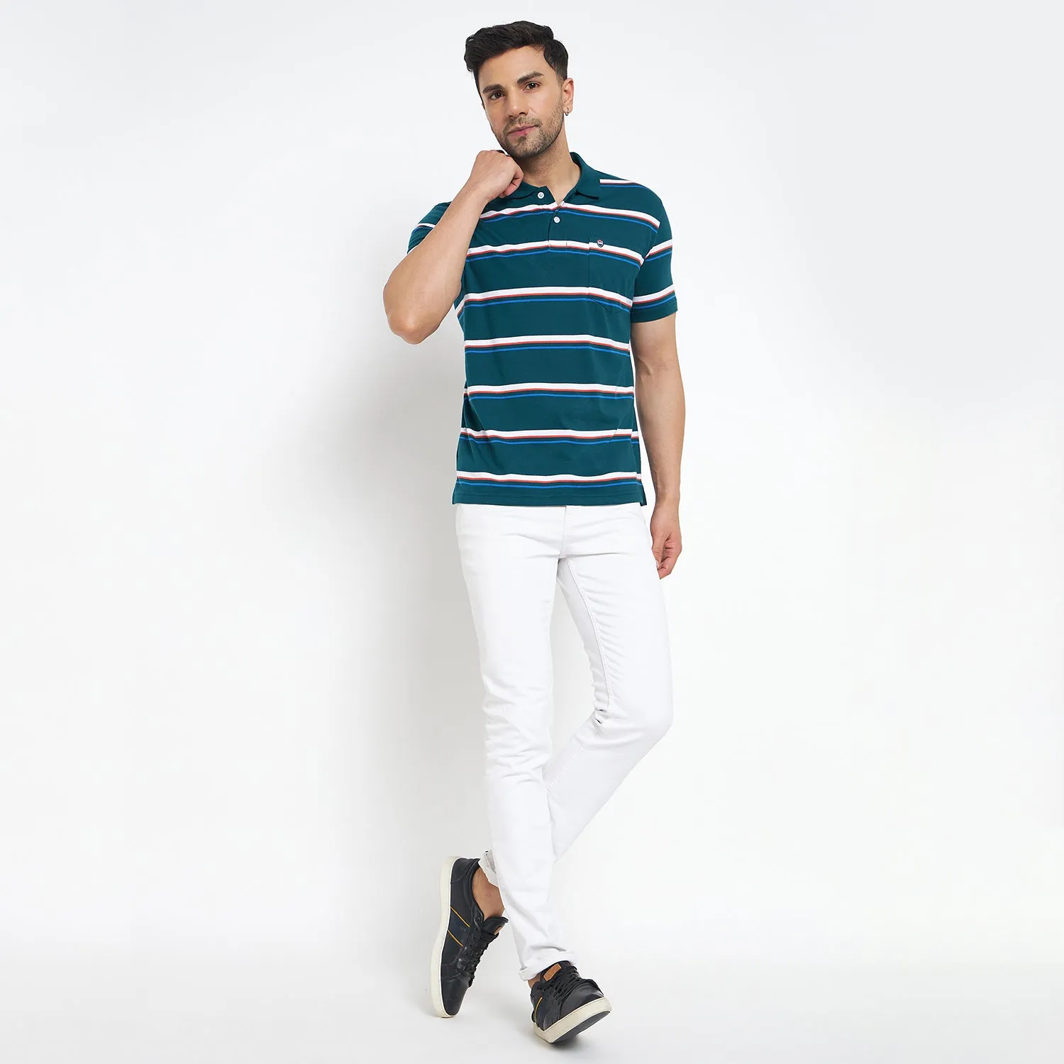Duke Stardust Men Half Sleeve Cotton T-shirt (MLF1121)