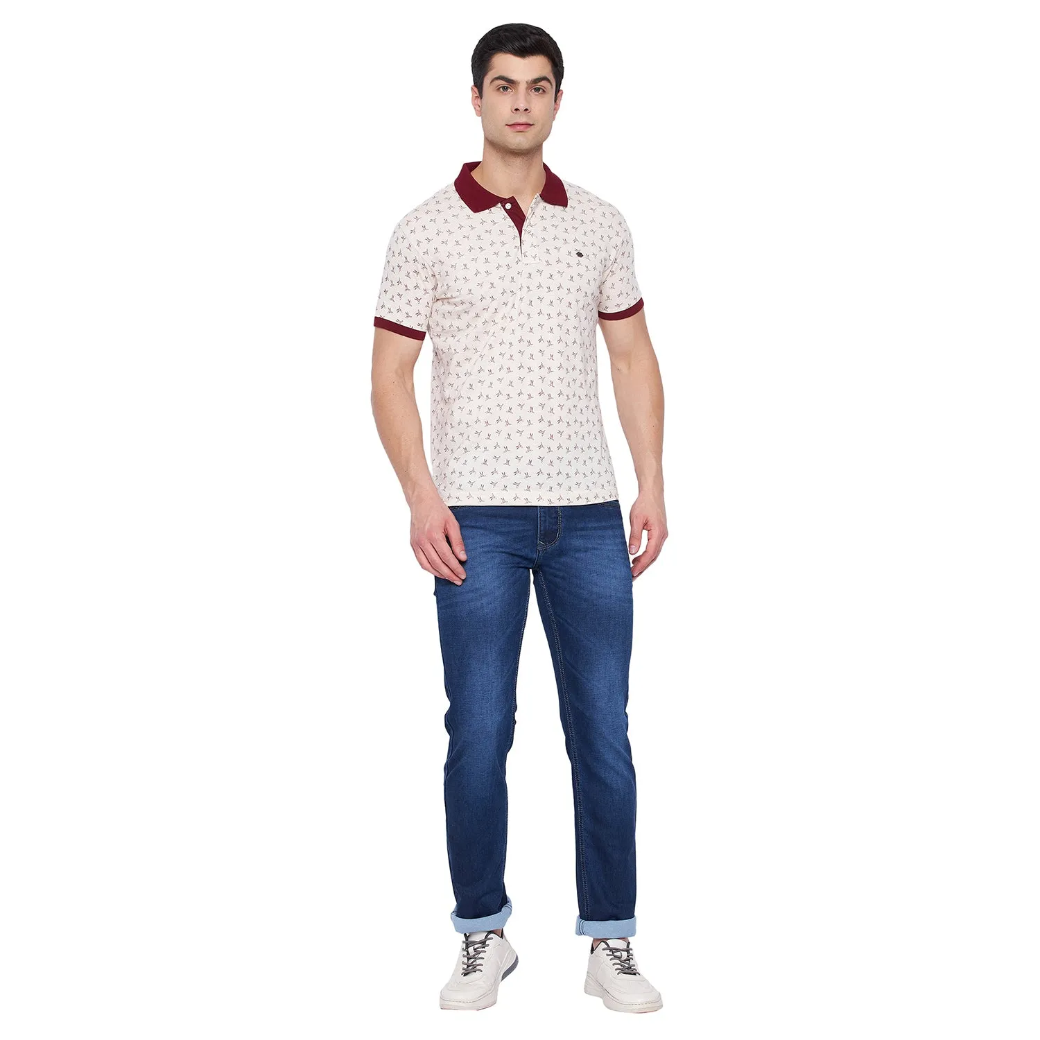 Duke Stardust Men Half Sleeve Cotton T-shirt (MTLF316)