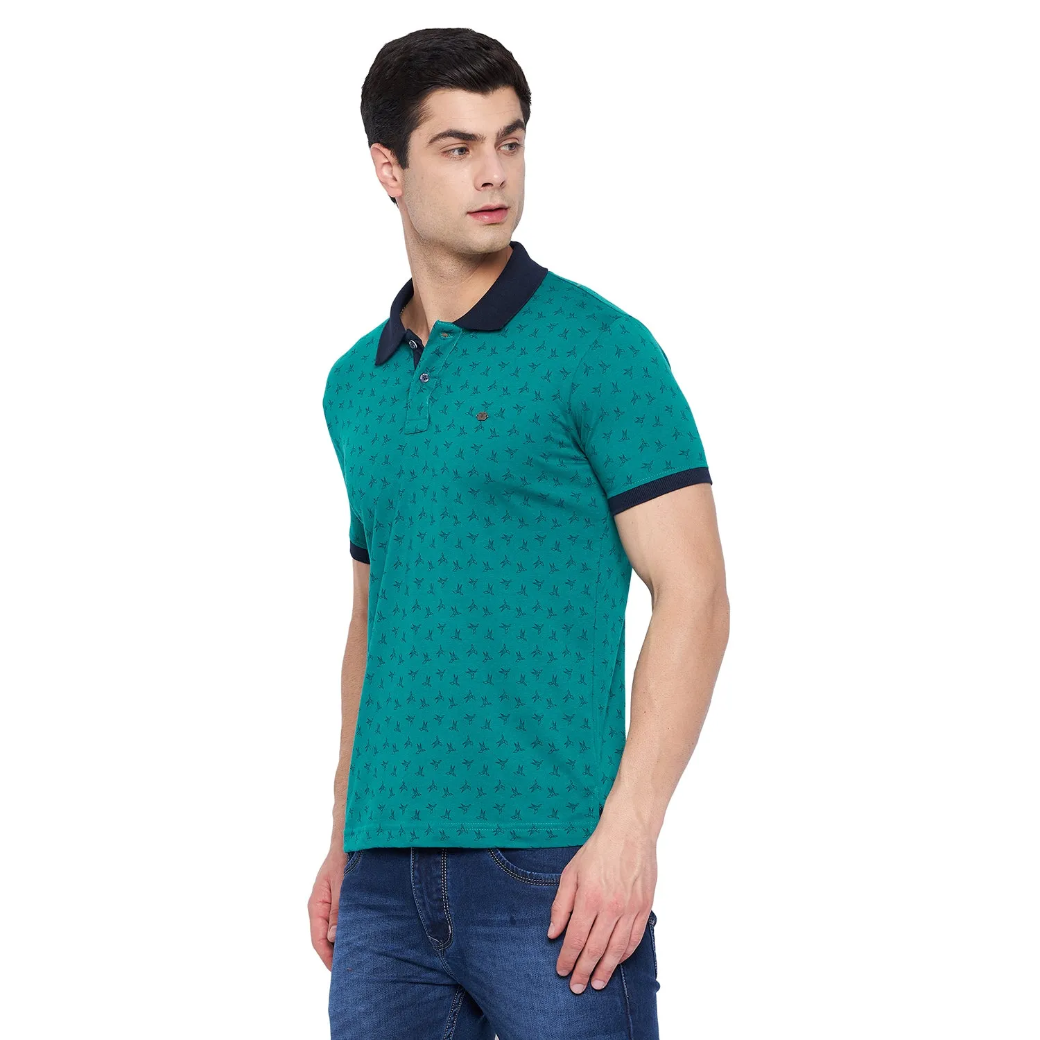Duke Stardust Men Half Sleeve Cotton T-shirt (MTLF316)