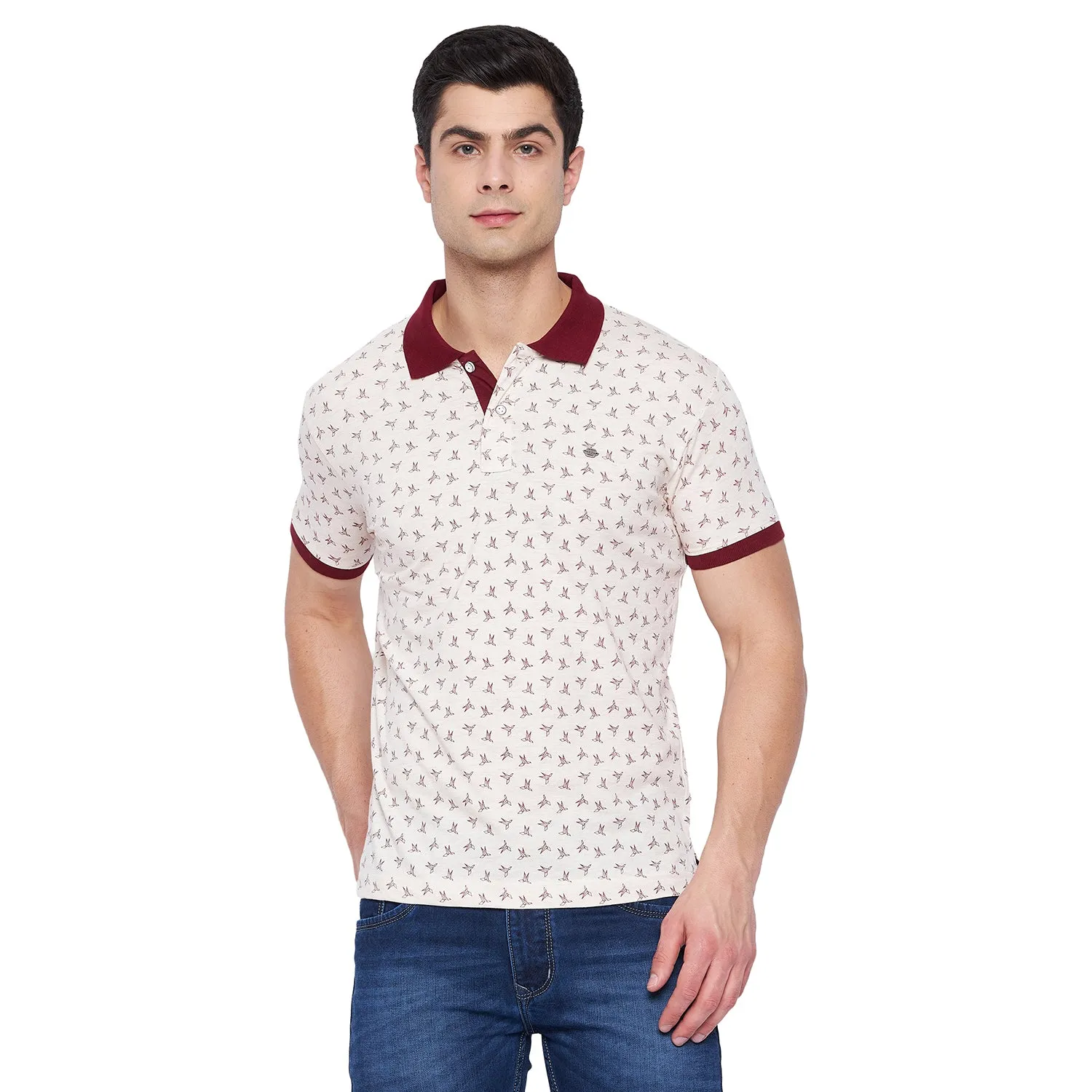 Duke Stardust Men Half Sleeve Cotton T-shirt (MTLF316)