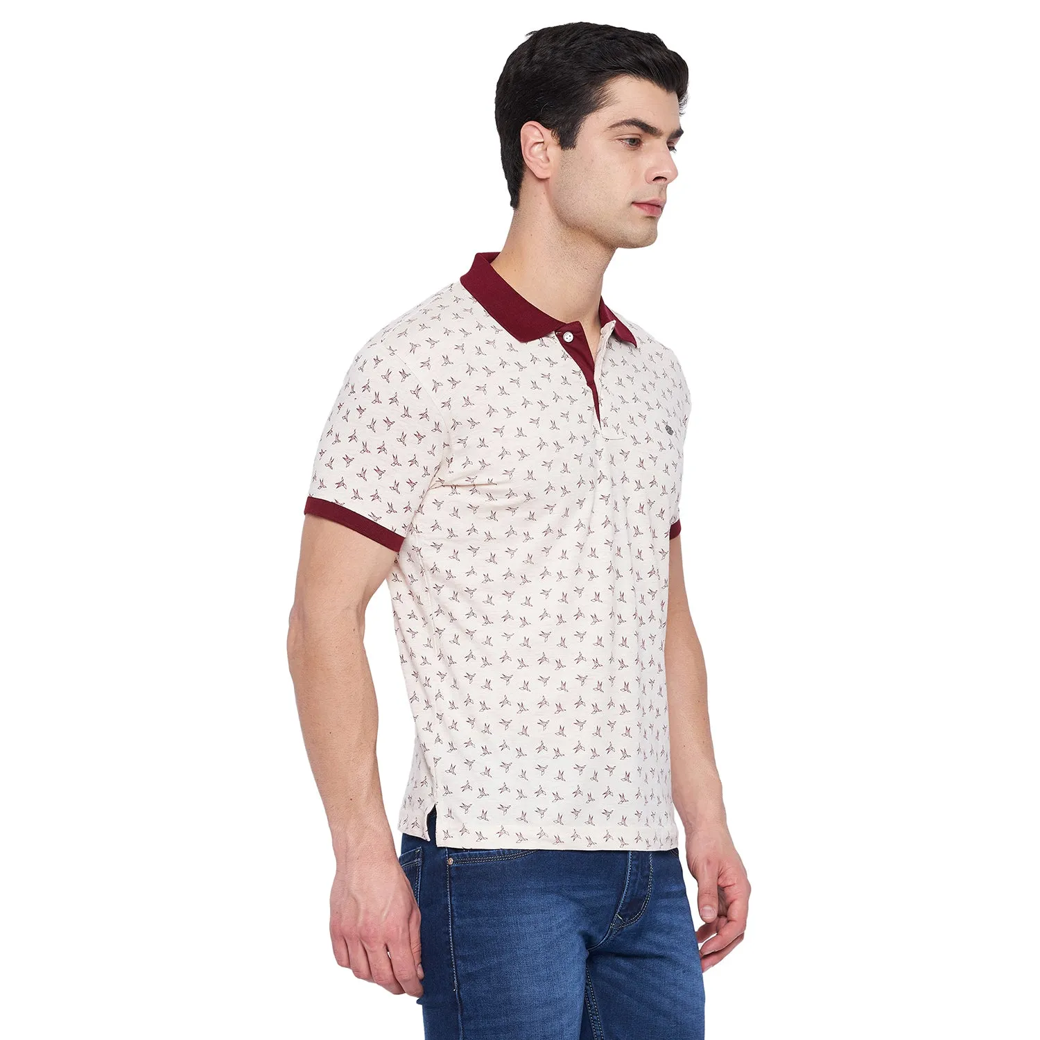 Duke Stardust Men Half Sleeve Cotton T-shirt (MTLF316)
