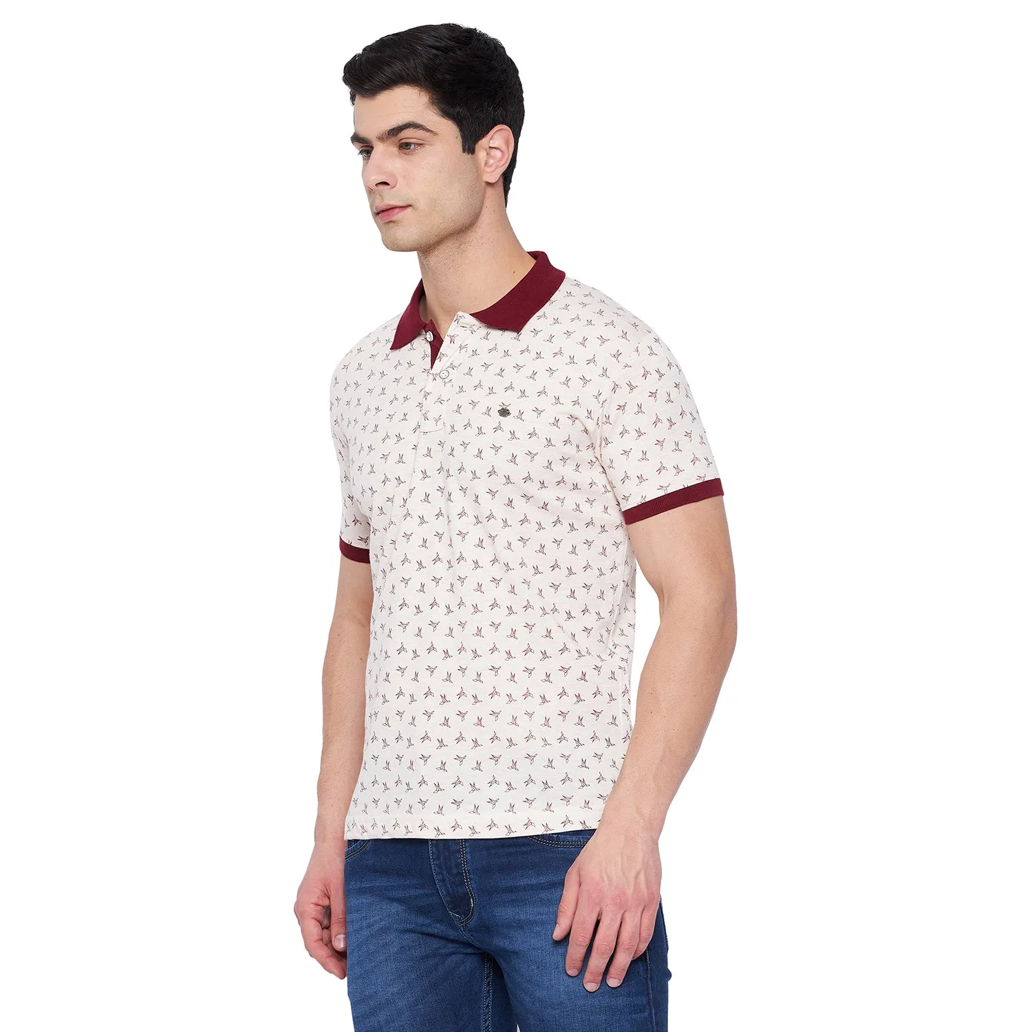 Duke Stardust Men Half Sleeve Cotton T-shirt (MTLF316)