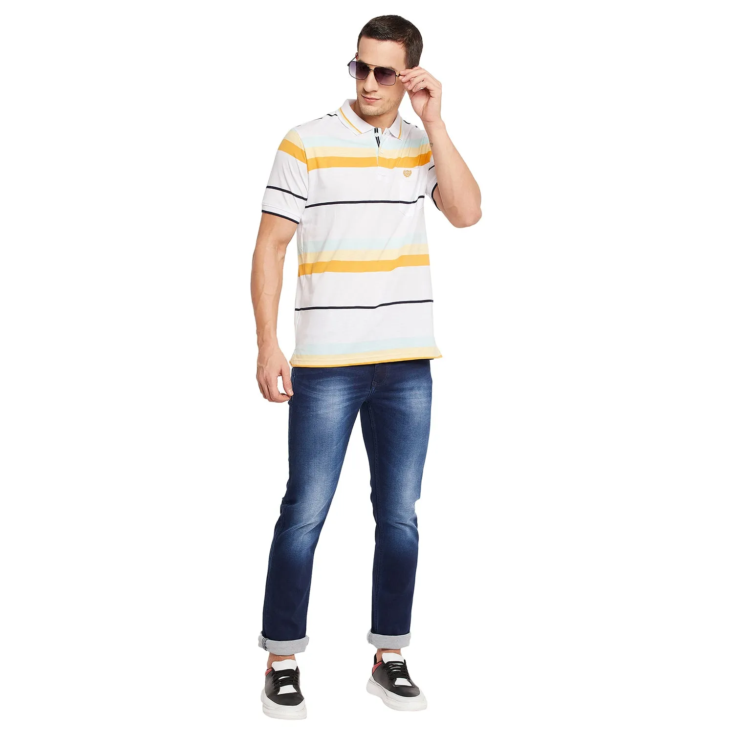 Duke Stardust Men Half Sleeve Cotton T-shirt (MTLF322)
