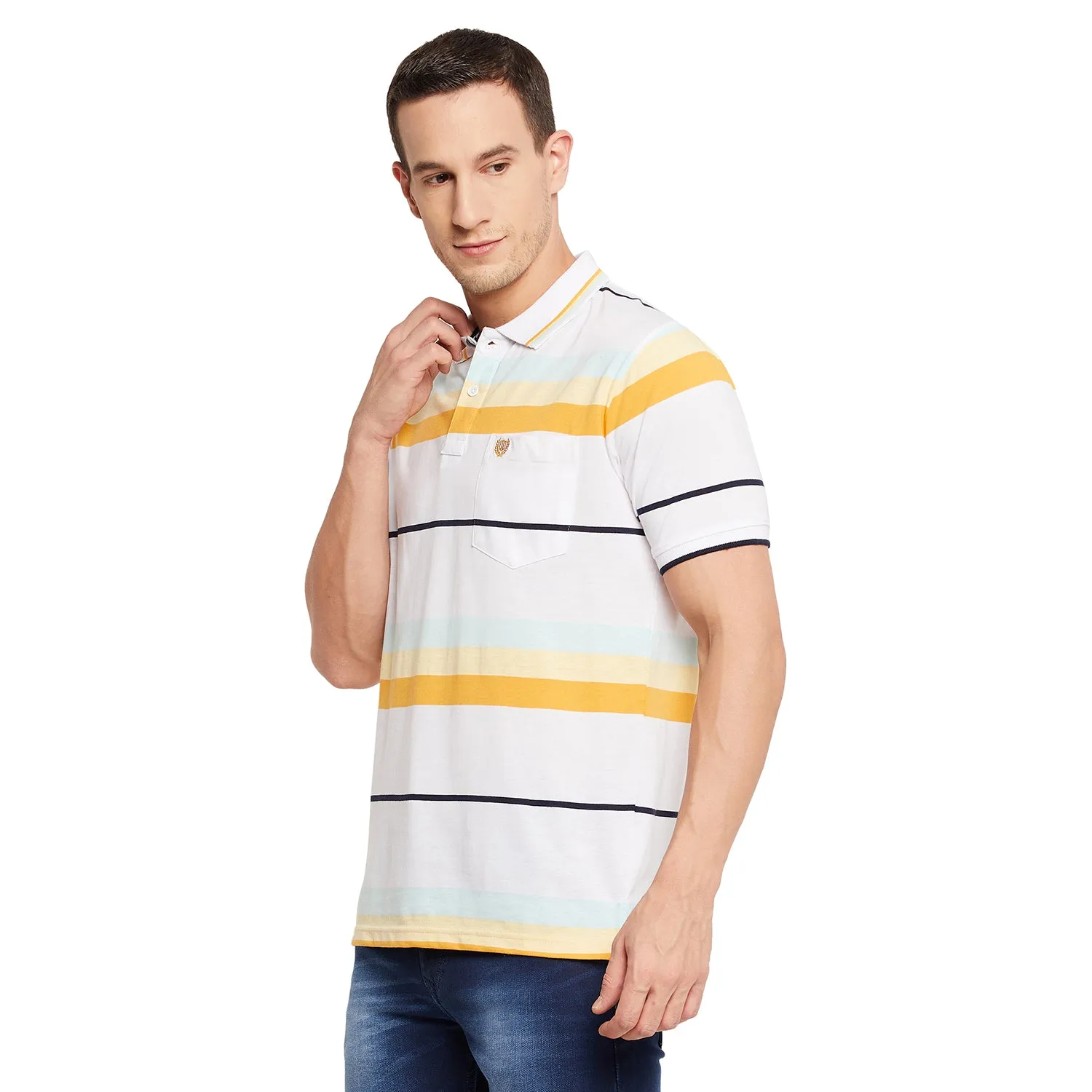 Duke Stardust Men Half Sleeve Cotton T-shirt (MTLF322)