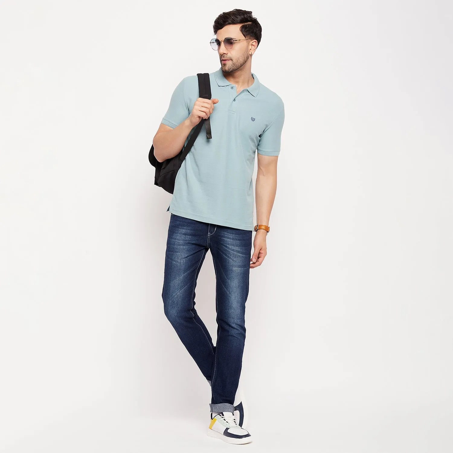 Duke Stardust Men Half Sleeve Cotton T-shirt (ONSD21T)