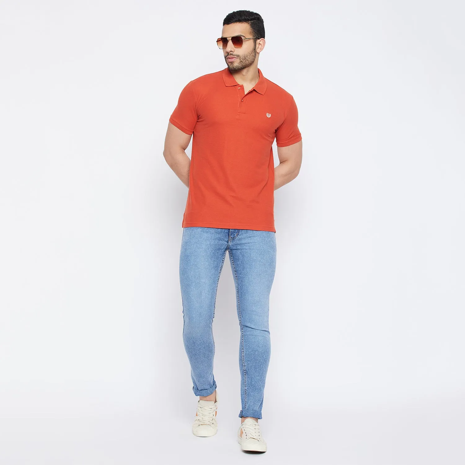 Duke Stardust Men Half Sleeve Cotton T-shirt (ONSD21T)