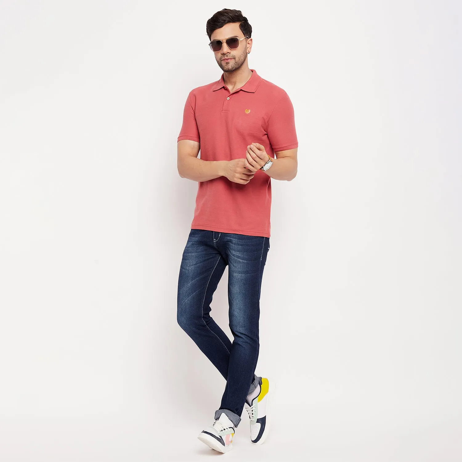 Duke Stardust Men Half Sleeve Cotton T-shirt (ONSD21T)