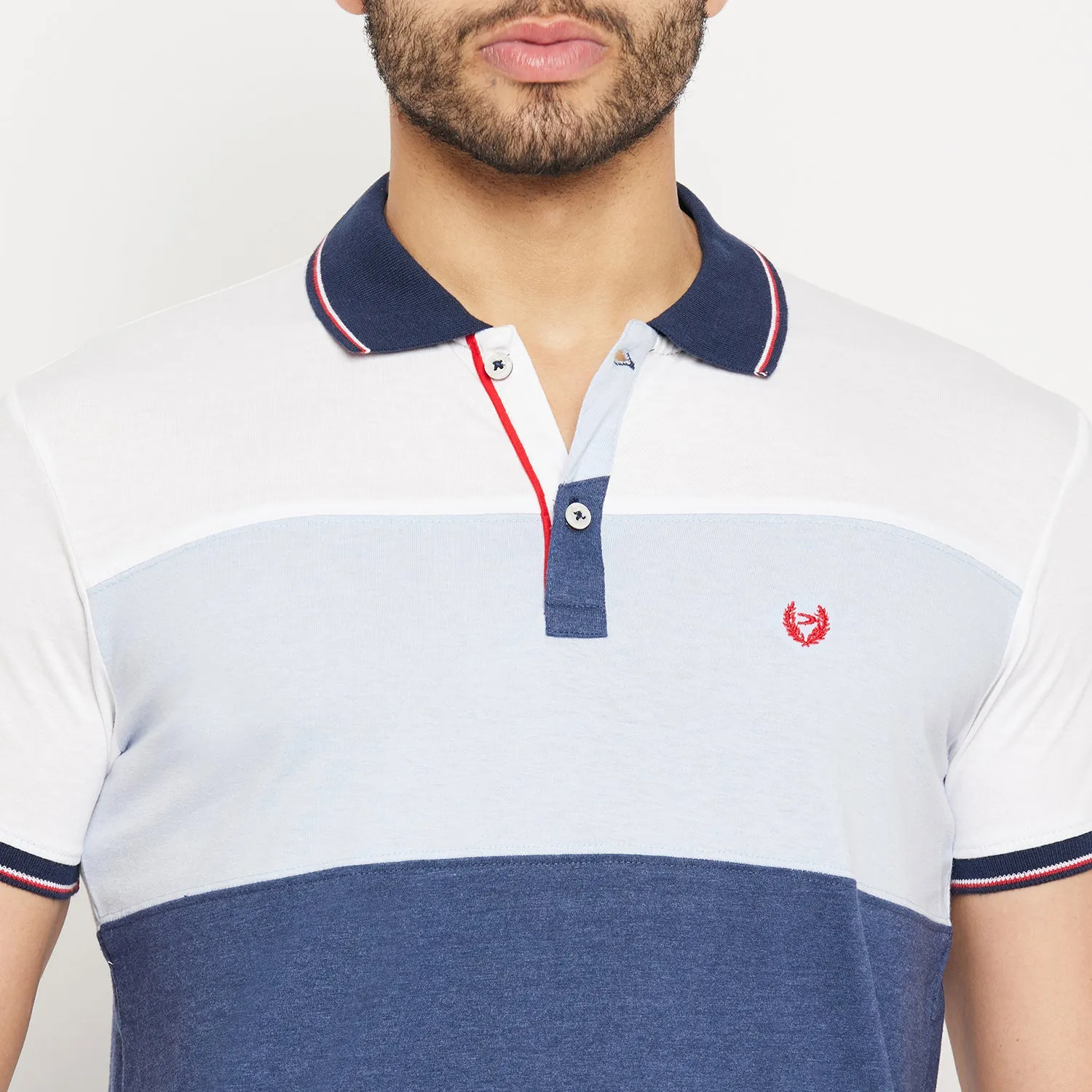 Duke Stardust Men Half Sleeve Polo Neck Cotton T-shirt (4005)