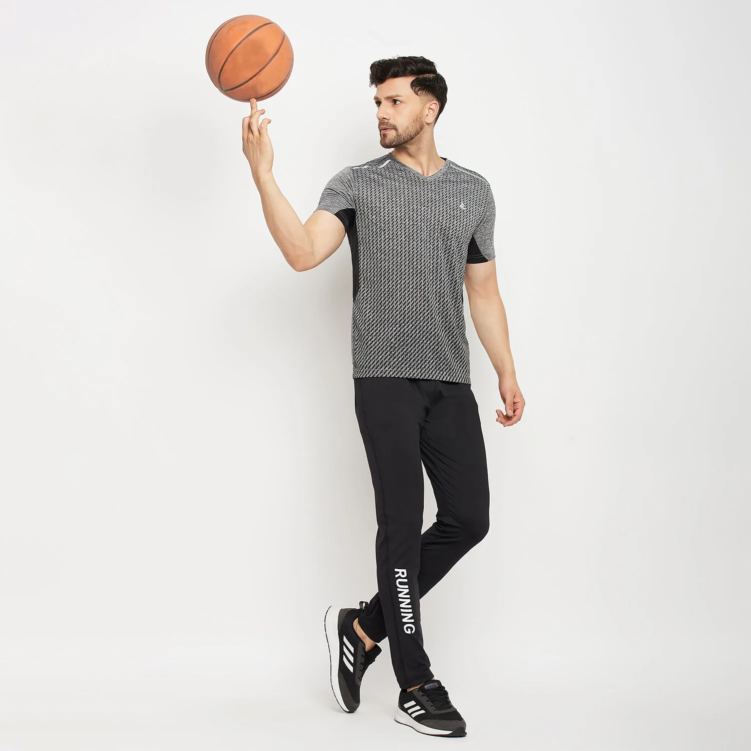 Duke Stardust Men Half Sleeve V Neck Cotton T-shirt (GD1209)