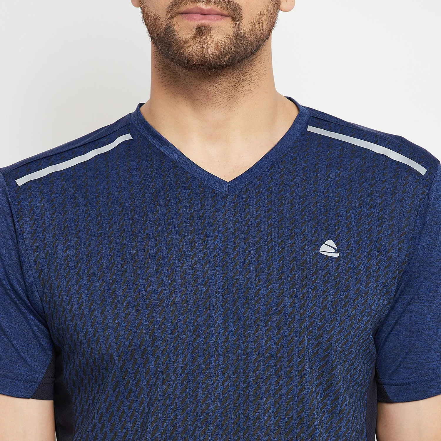 Duke Stardust Men Half Sleeve V Neck Cotton T-shirt (GD1209)