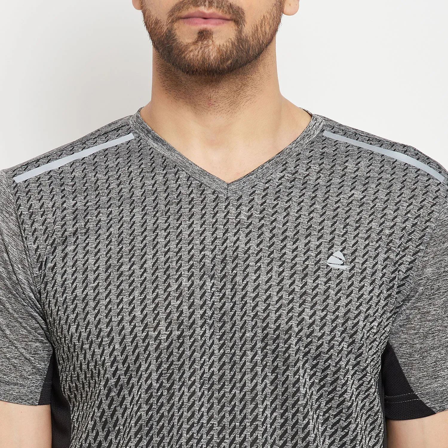 Duke Stardust Men Half Sleeve V Neck Cotton T-shirt (GD1209)