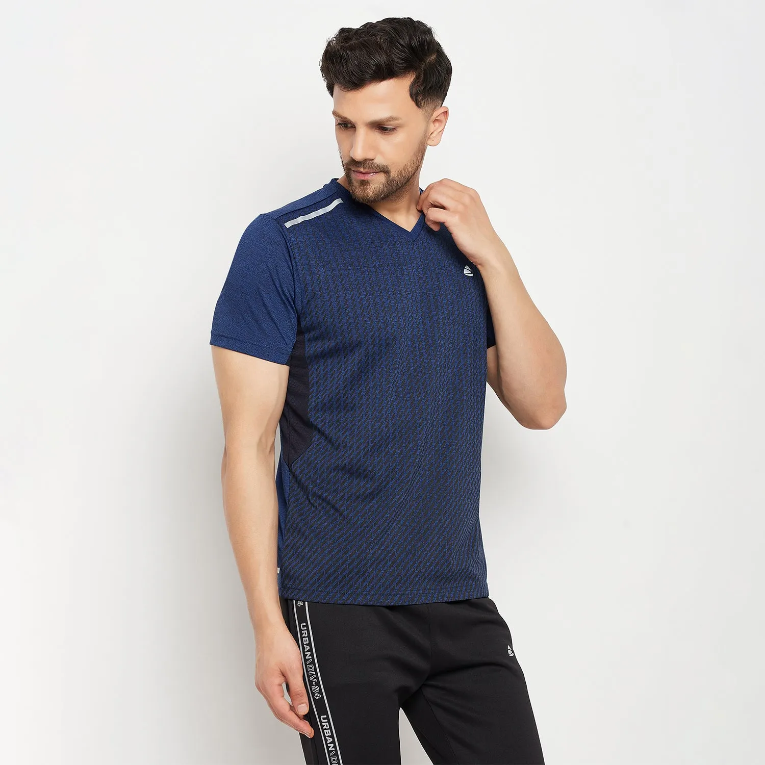 Duke Stardust Men Half Sleeve V Neck Cotton T-shirt (GD1209)