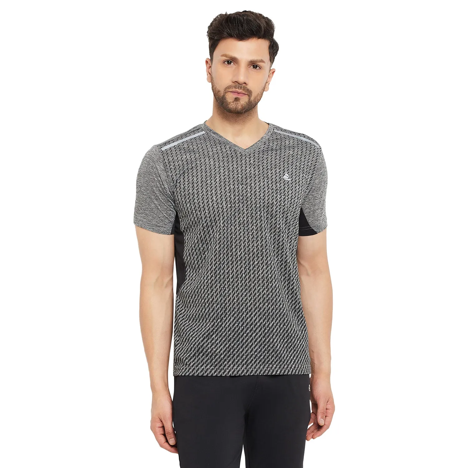 Duke Stardust Men Half Sleeve V Neck Cotton T-shirt (GD1209)
