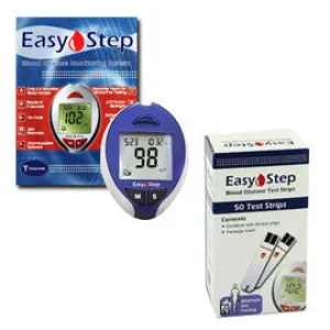 Easy Step Meter Kit Combo (Meter Kit and Test Strips 50ct)