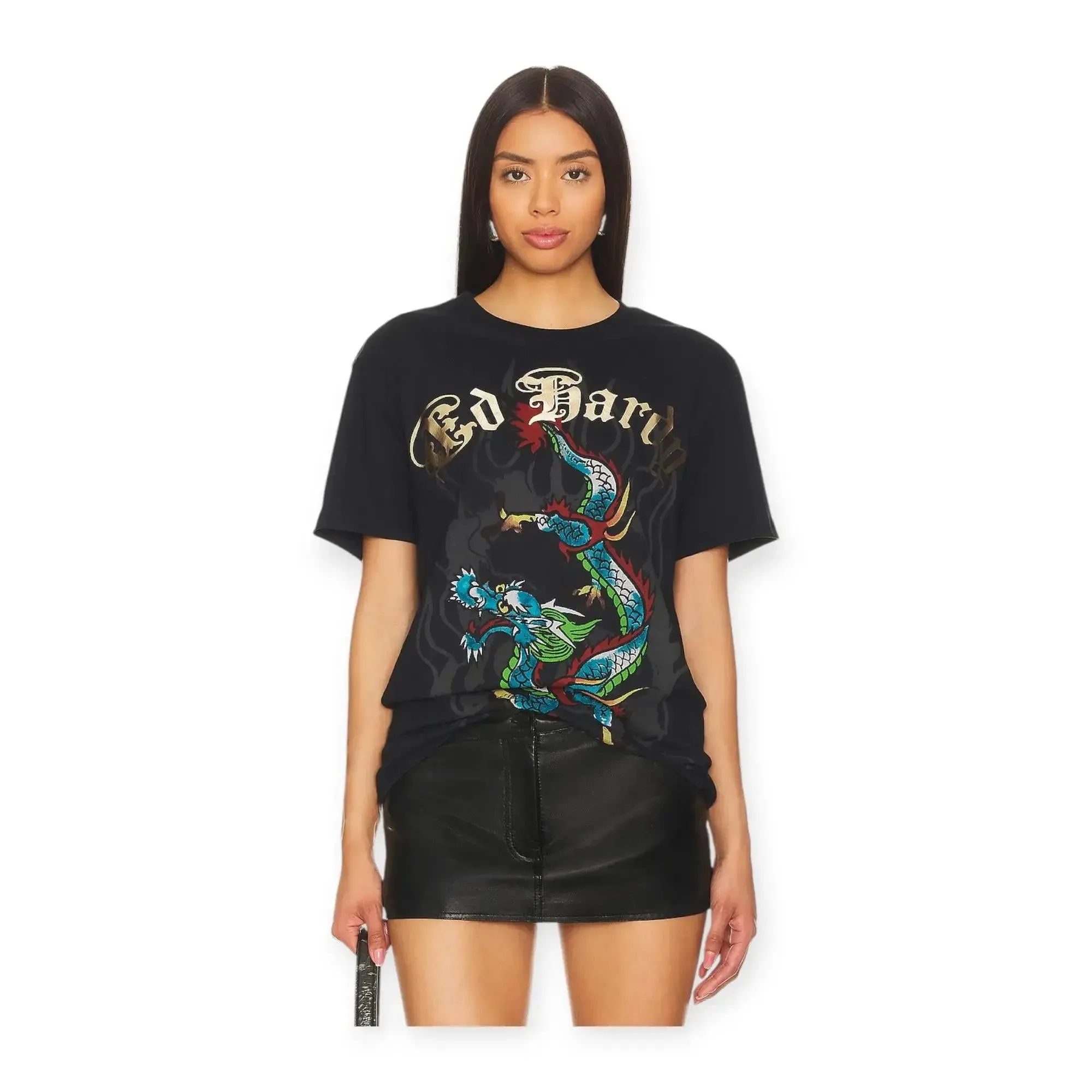 Ed Hardy Men Dragon SS Tee (Black)