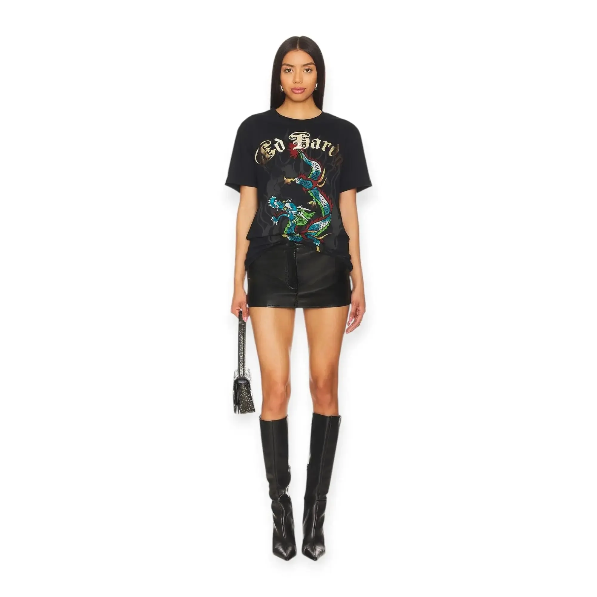 Ed Hardy Men Dragon SS Tee (Black)