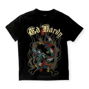 Ed Hardy Men Dragon SS Tee (Black)