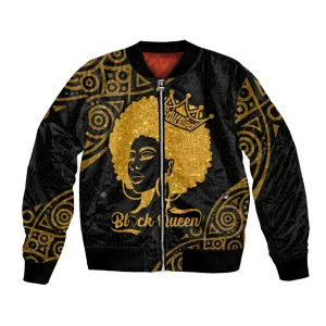 Educated Black Queen Bomber Jacket African Women DT02