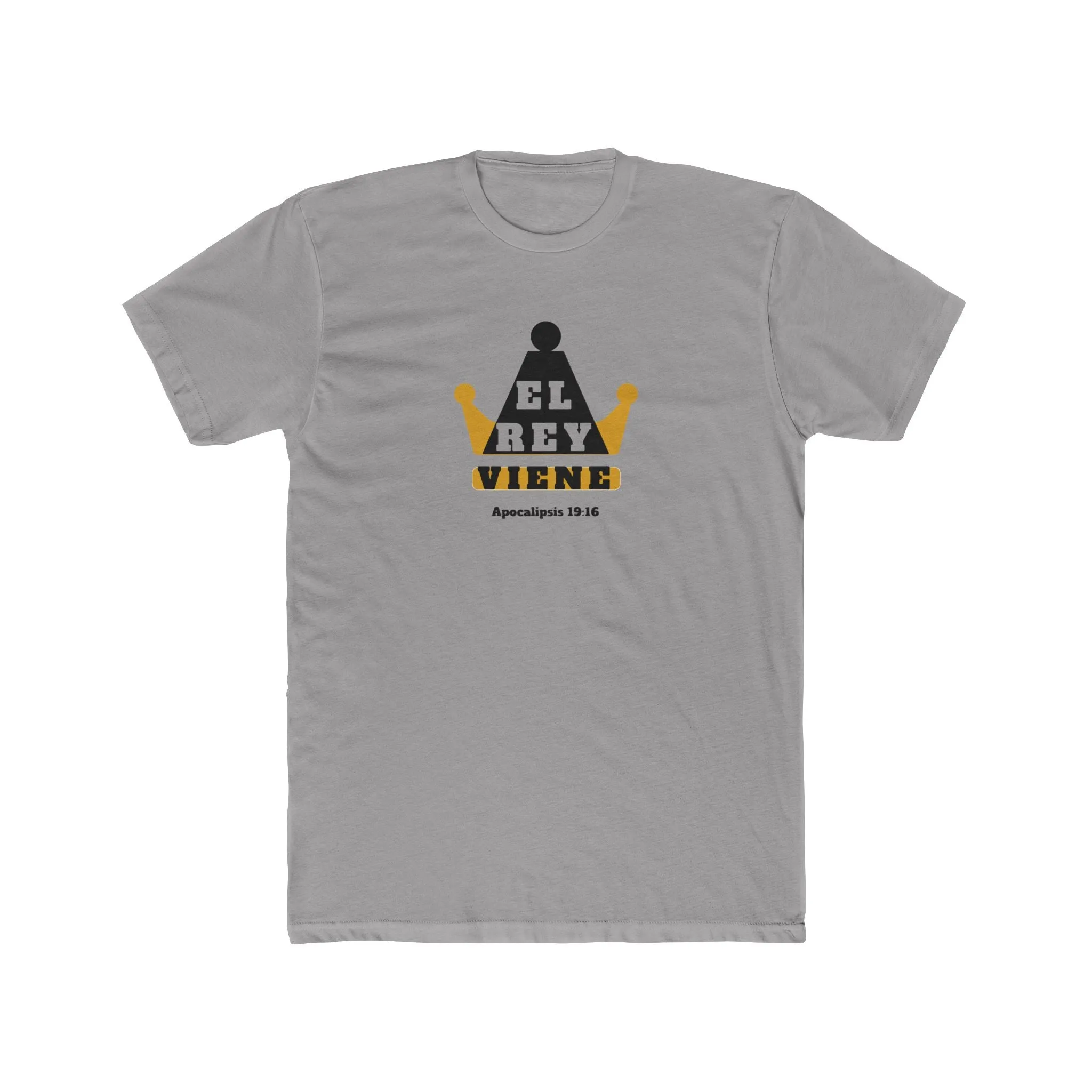 El Rey Viene Men's Cotton Crew Tee
