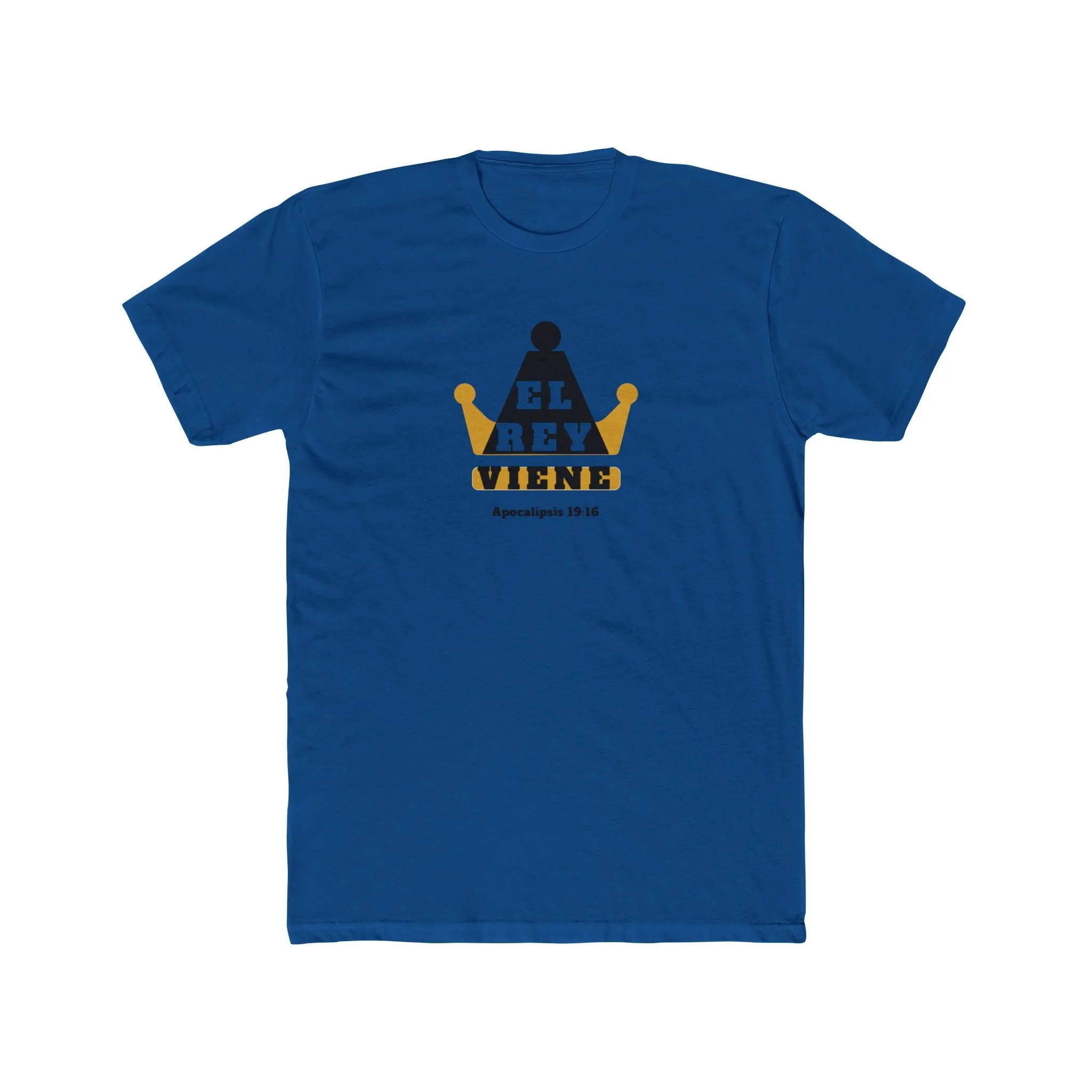 El Rey Viene Men's Cotton Crew Tee
