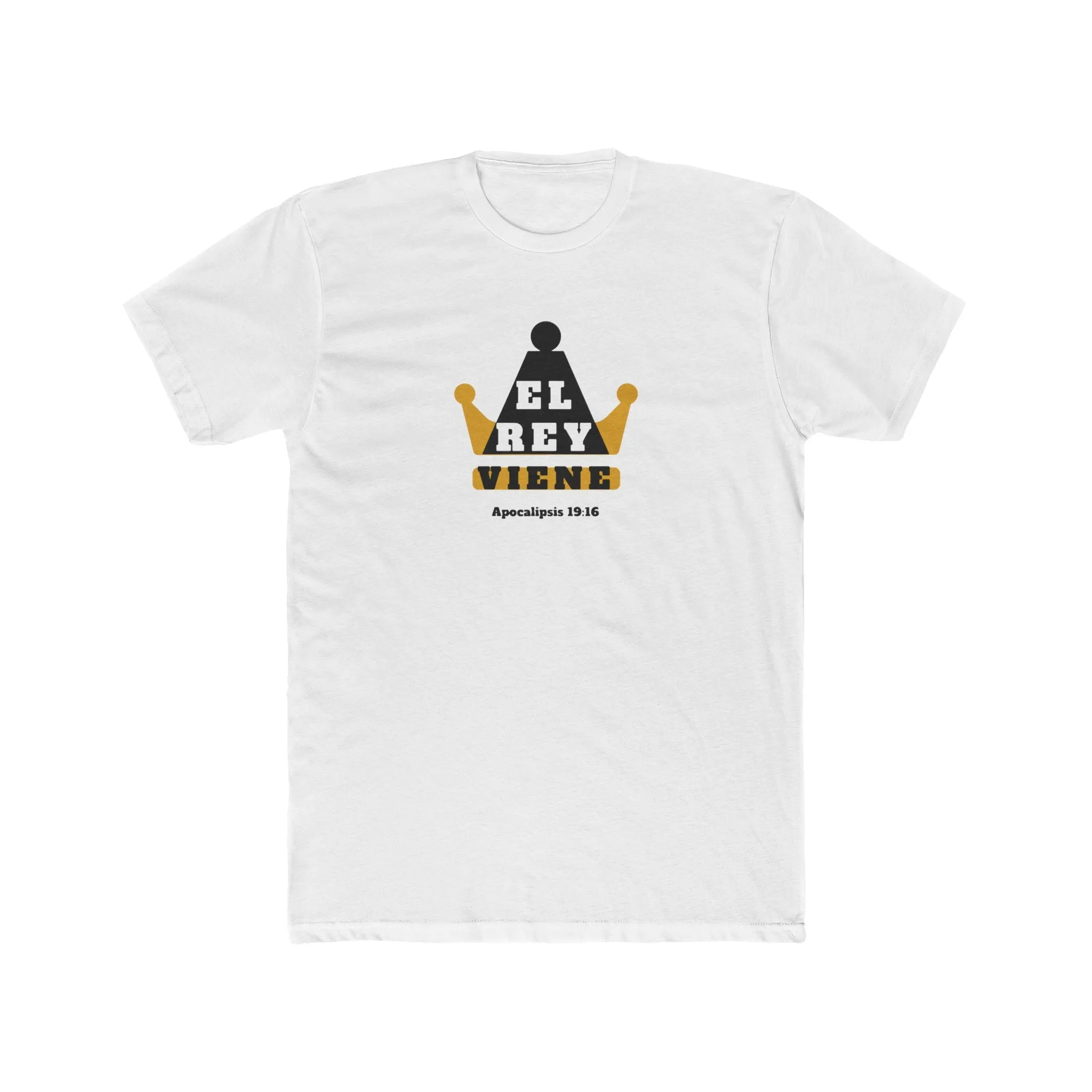 El Rey Viene Men's Cotton Crew Tee