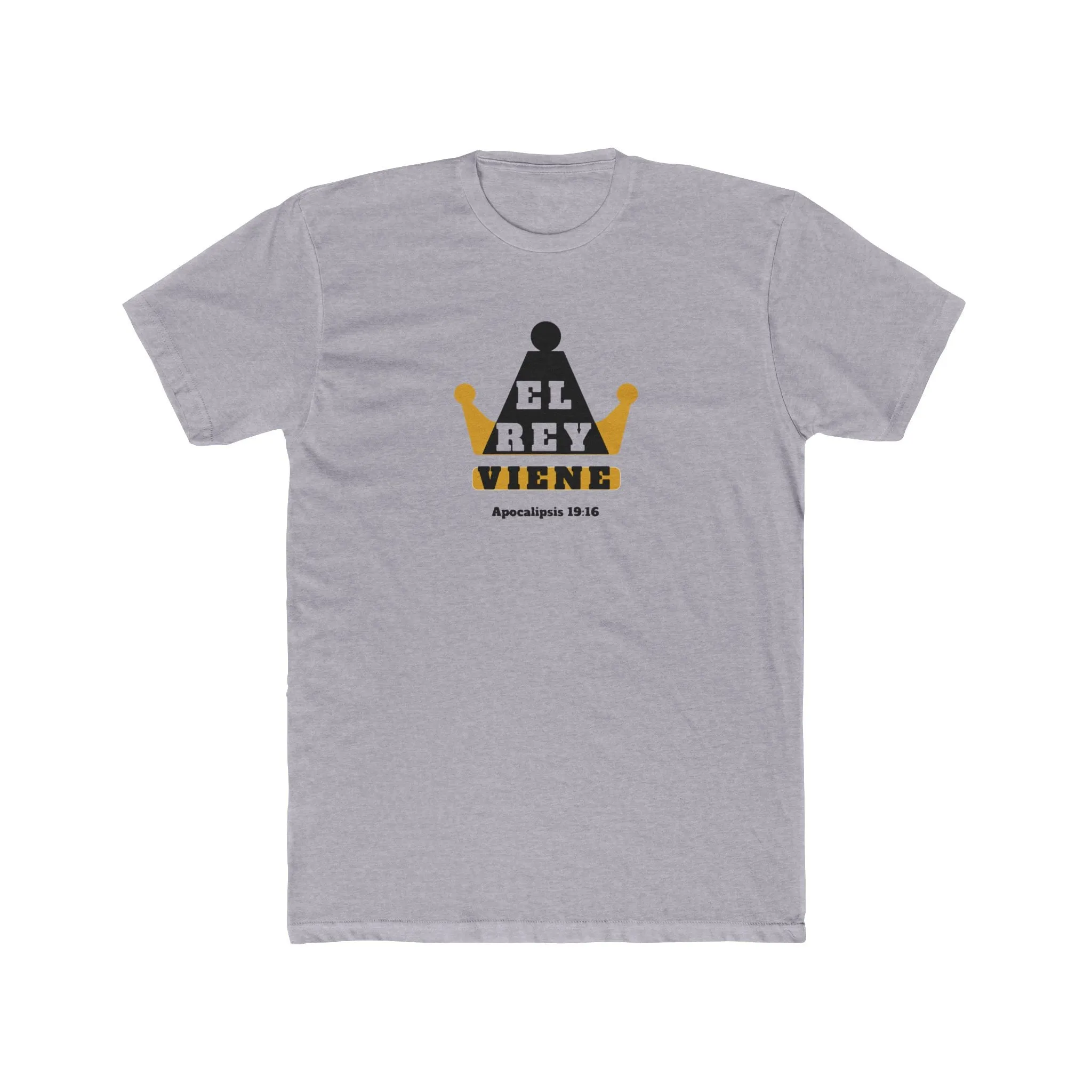 El Rey Viene Men's Cotton Crew Tee