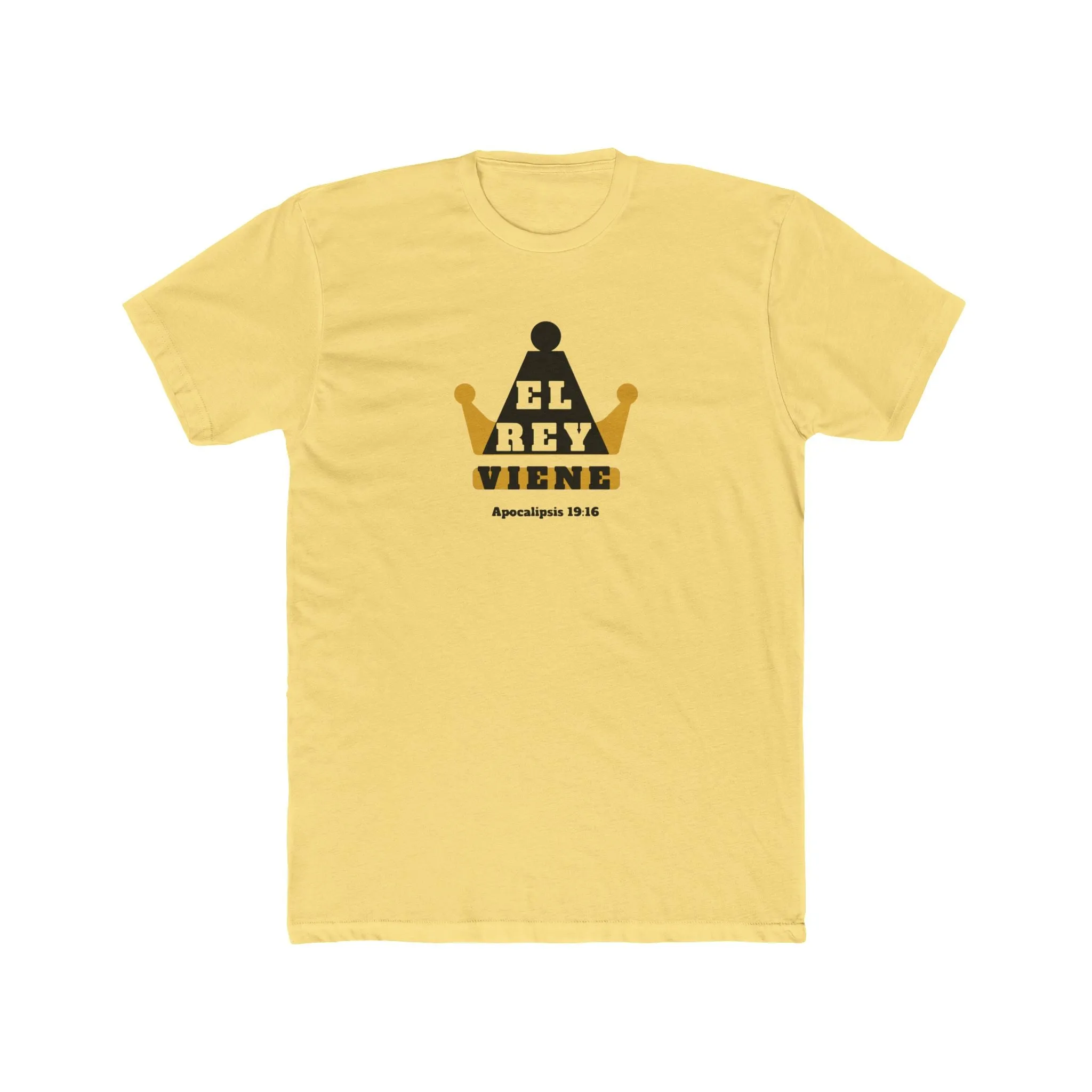 El Rey Viene Men's Cotton Crew Tee
