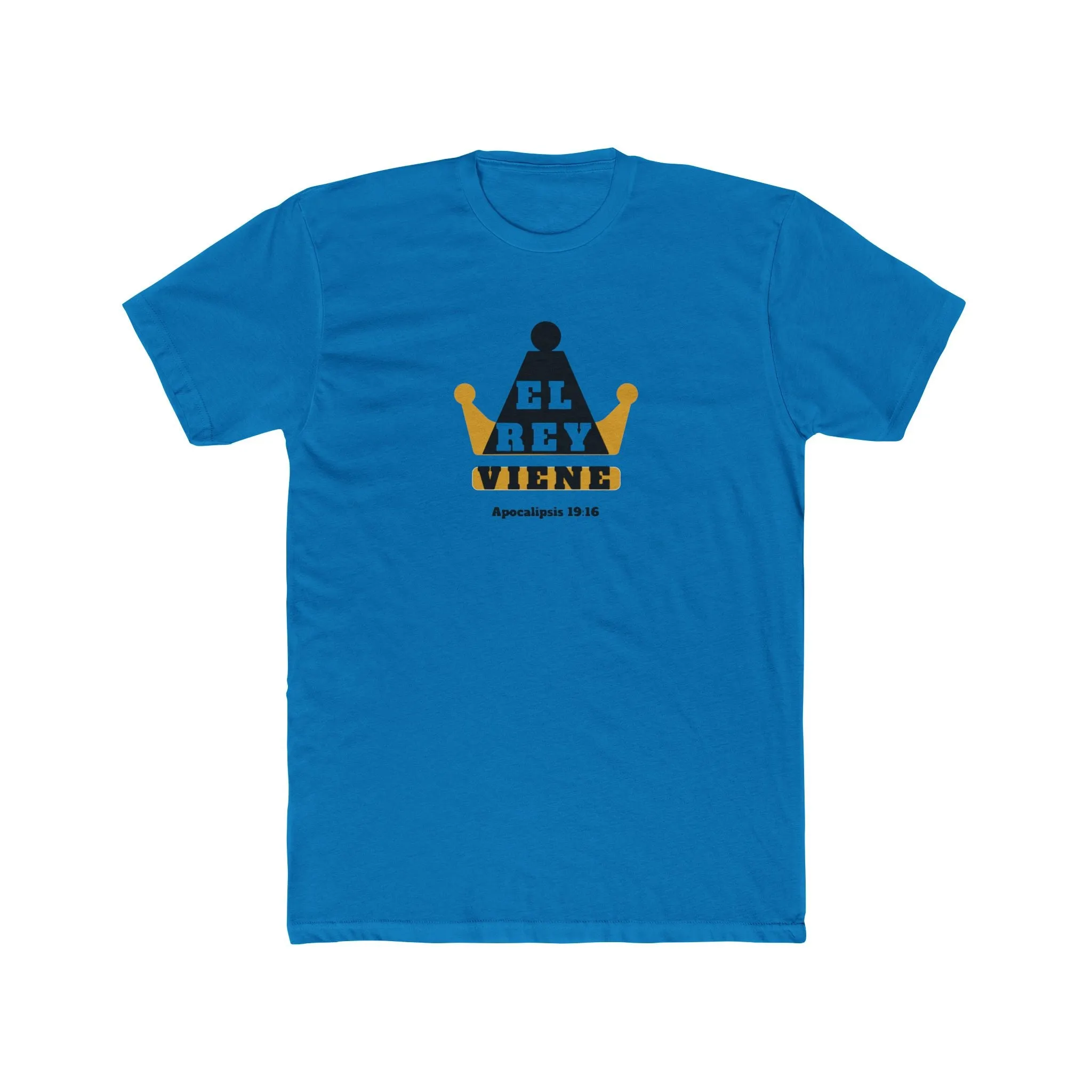 El Rey Viene Men's Cotton Crew Tee