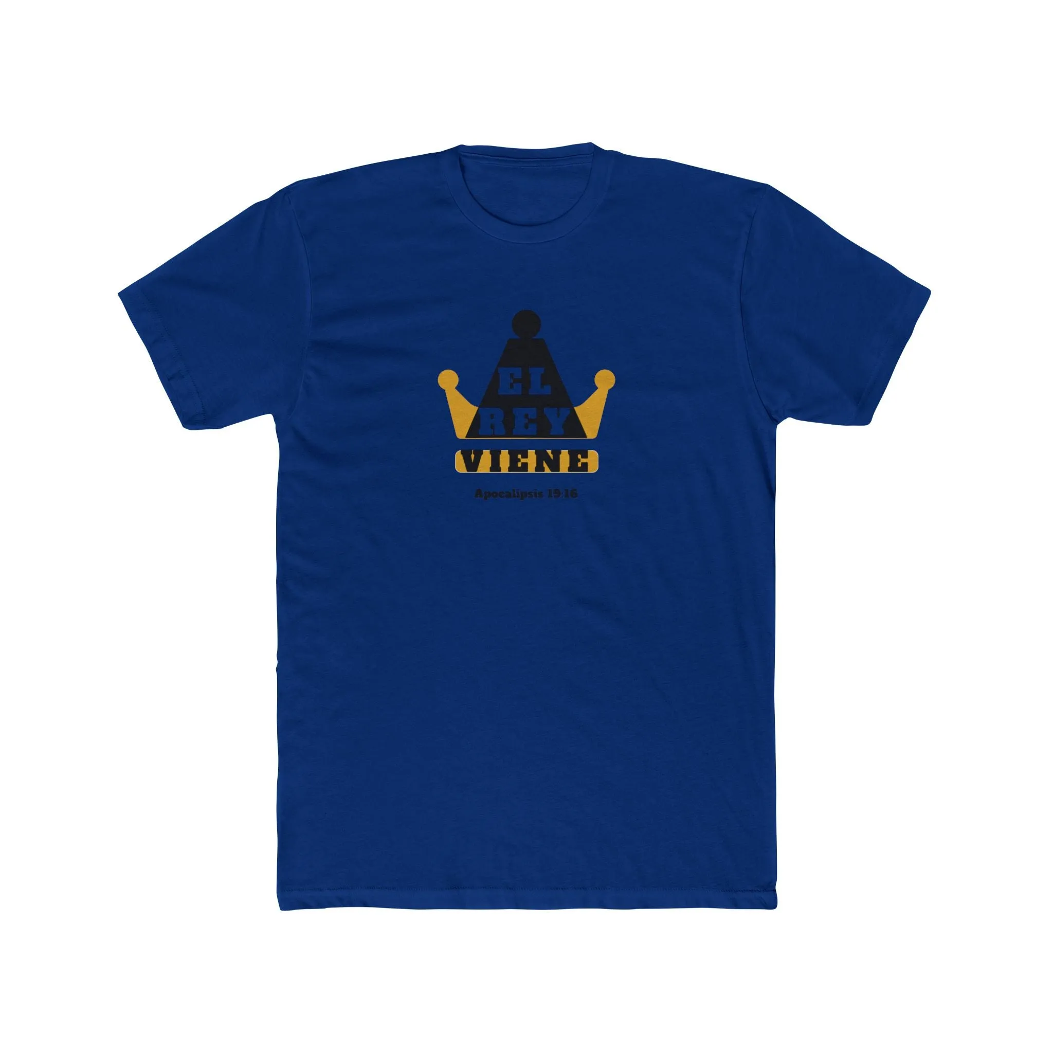 El Rey Viene Men's Cotton Crew Tee