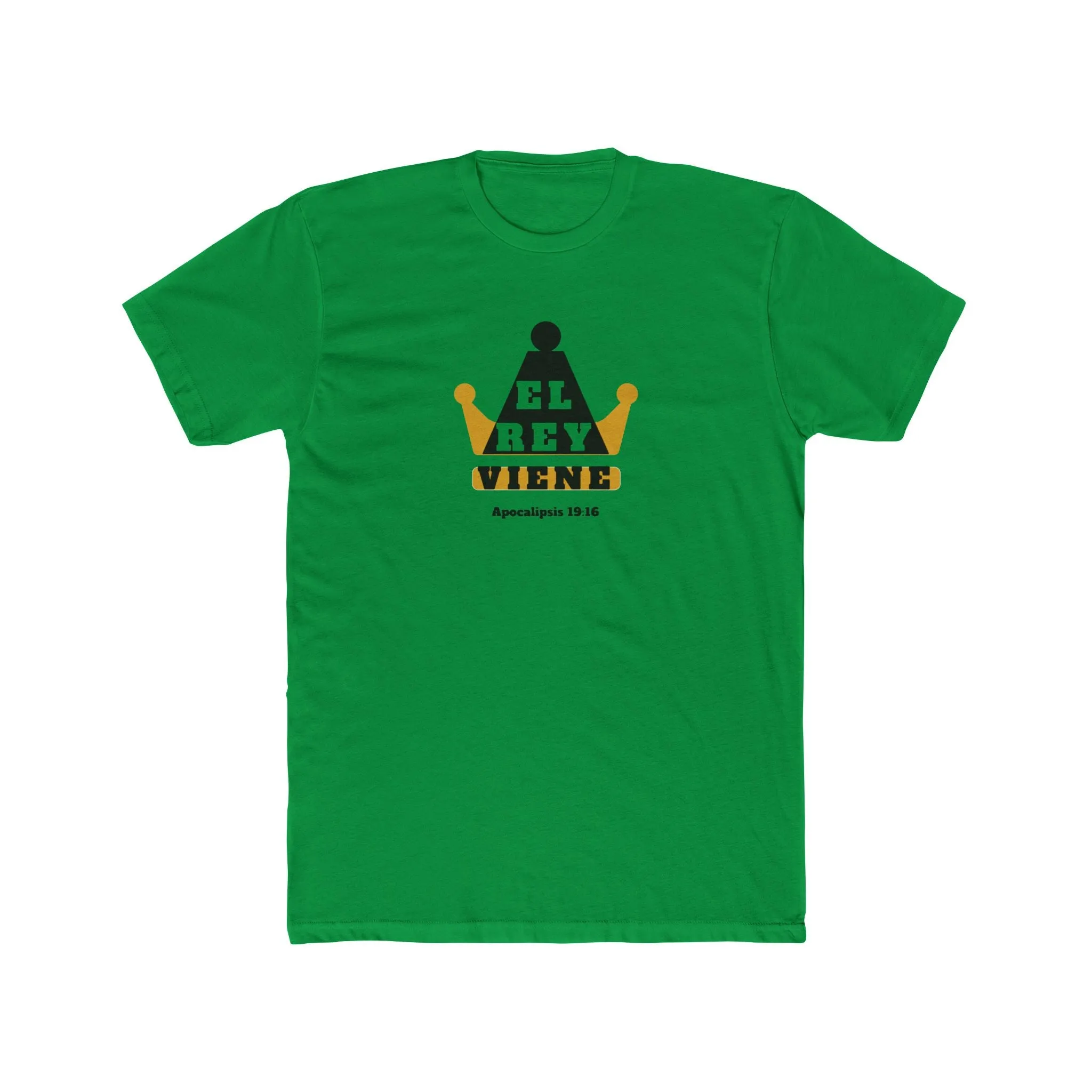 El Rey Viene Men's Cotton Crew Tee