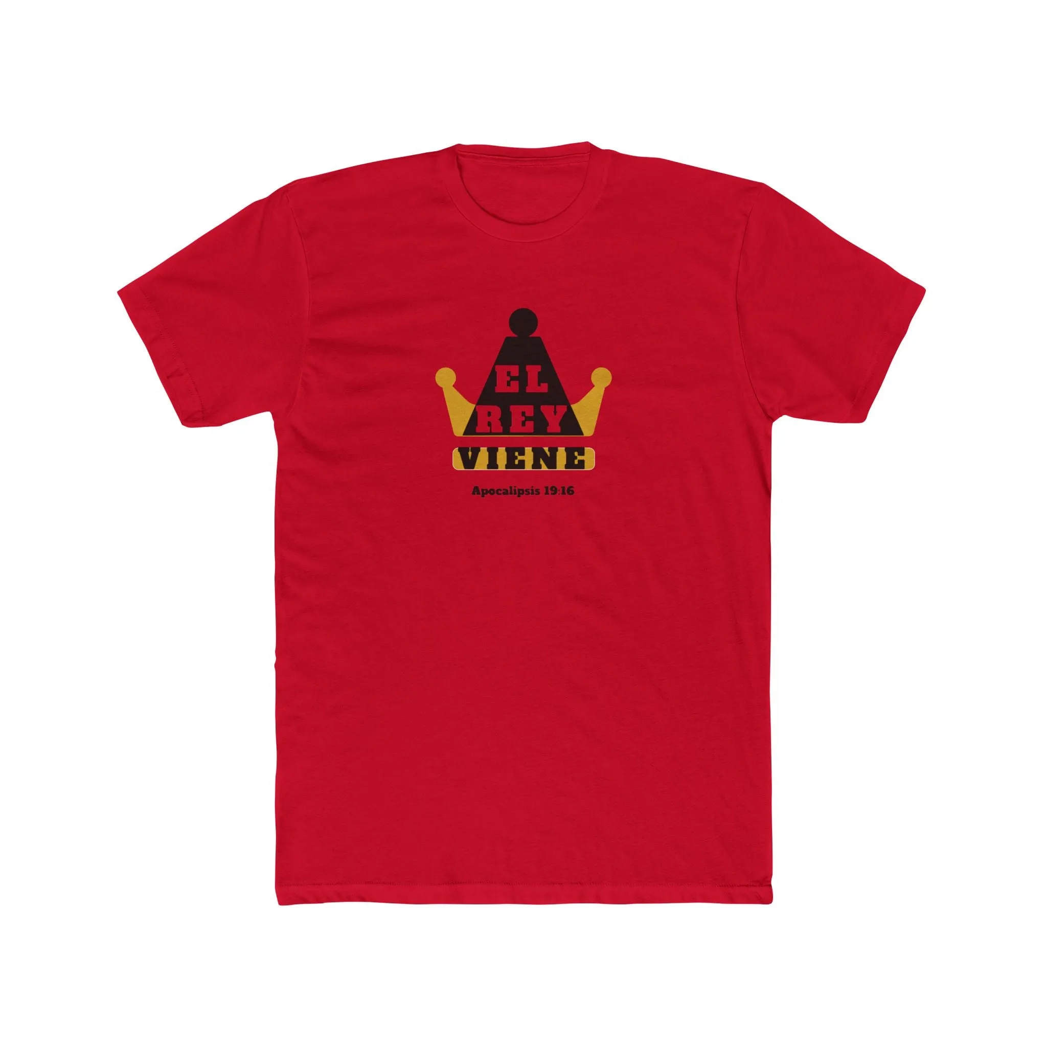 El Rey Viene Men's Cotton Crew Tee
