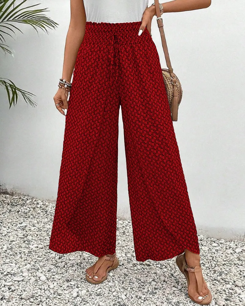 Elegant women's fabric trousers