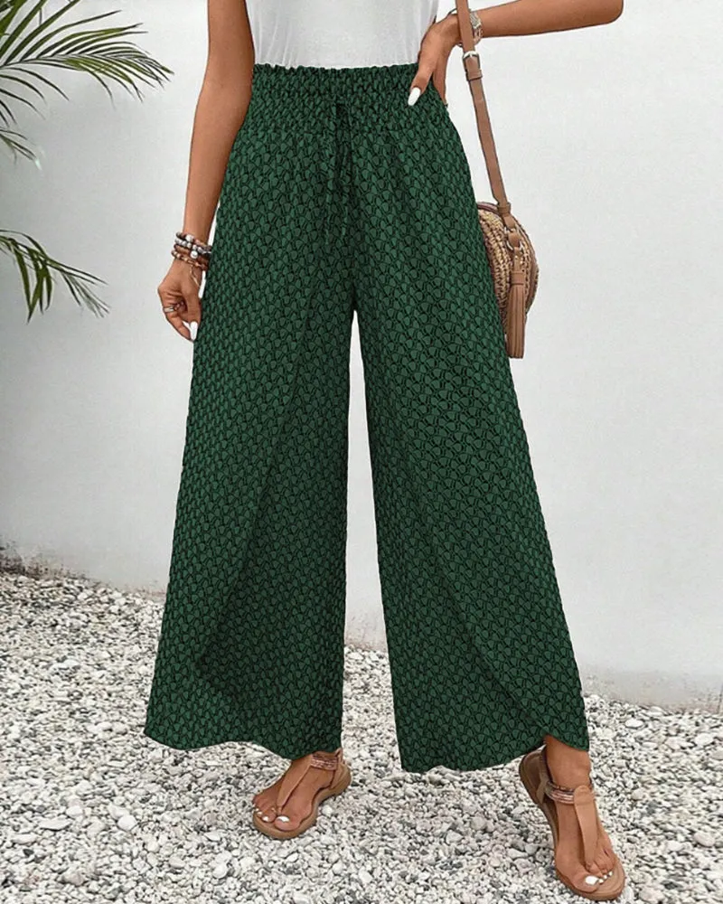 Elegant women's fabric trousers
