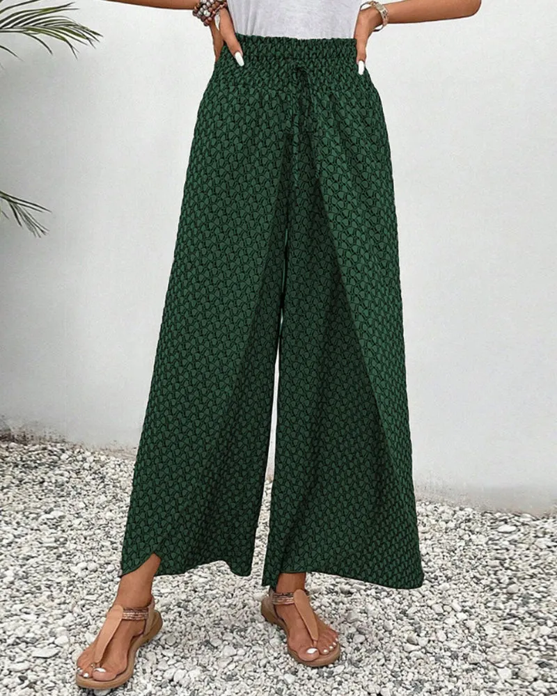 Elegant women's fabric trousers