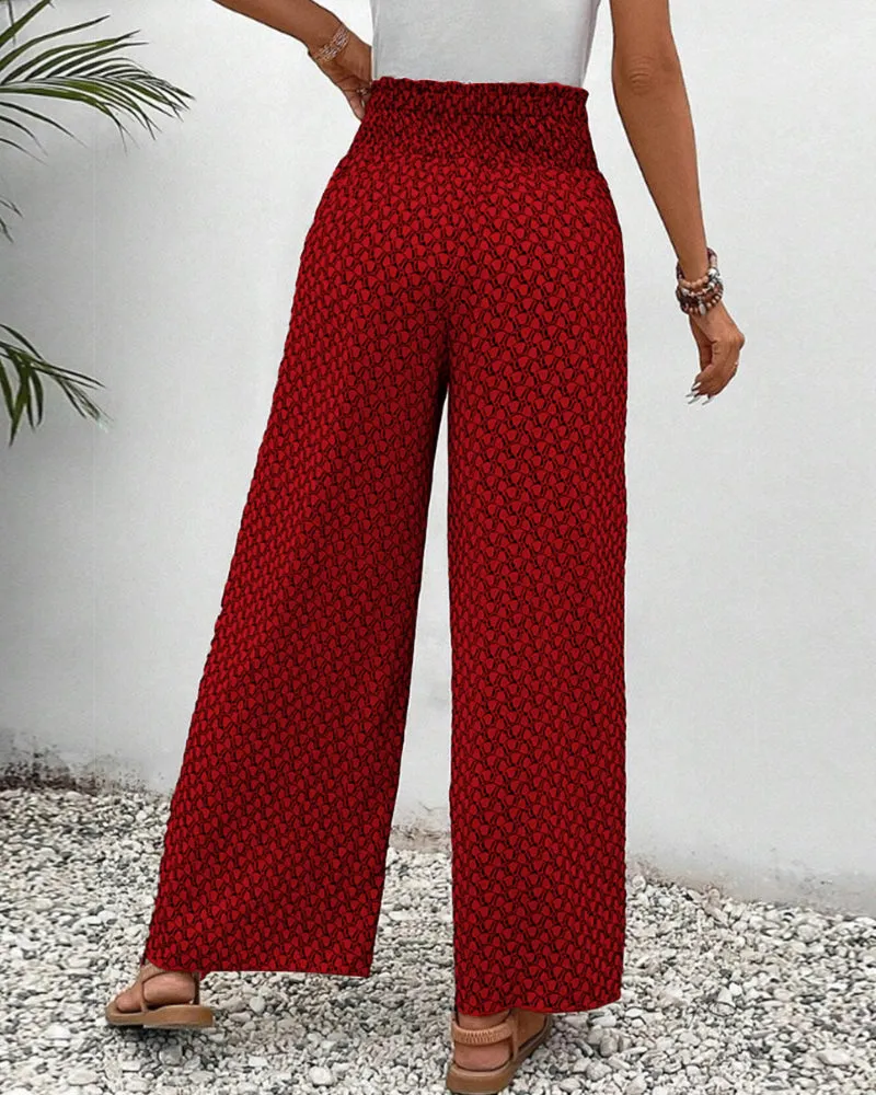 Elegant women's fabric trousers