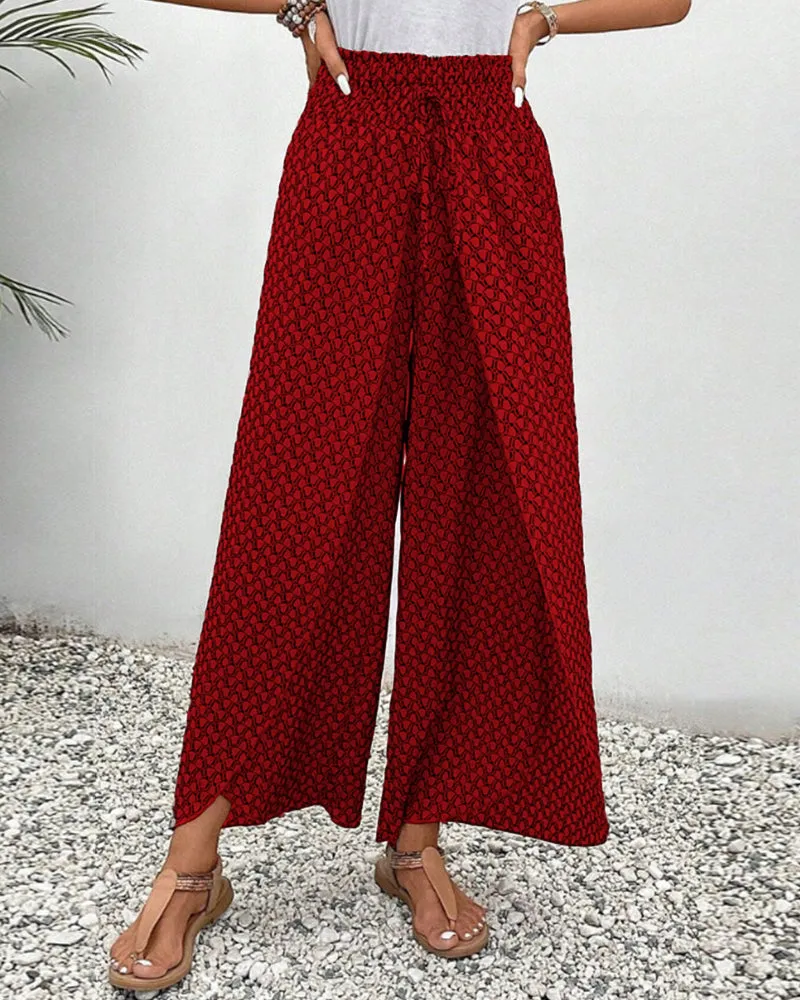 Elegant women's fabric trousers