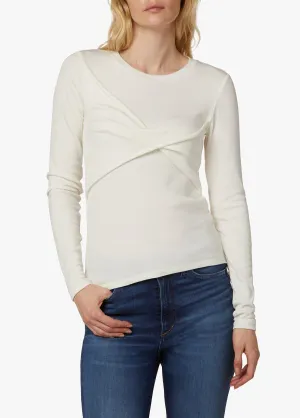 ELLIE TWIST FRONT LS TOP