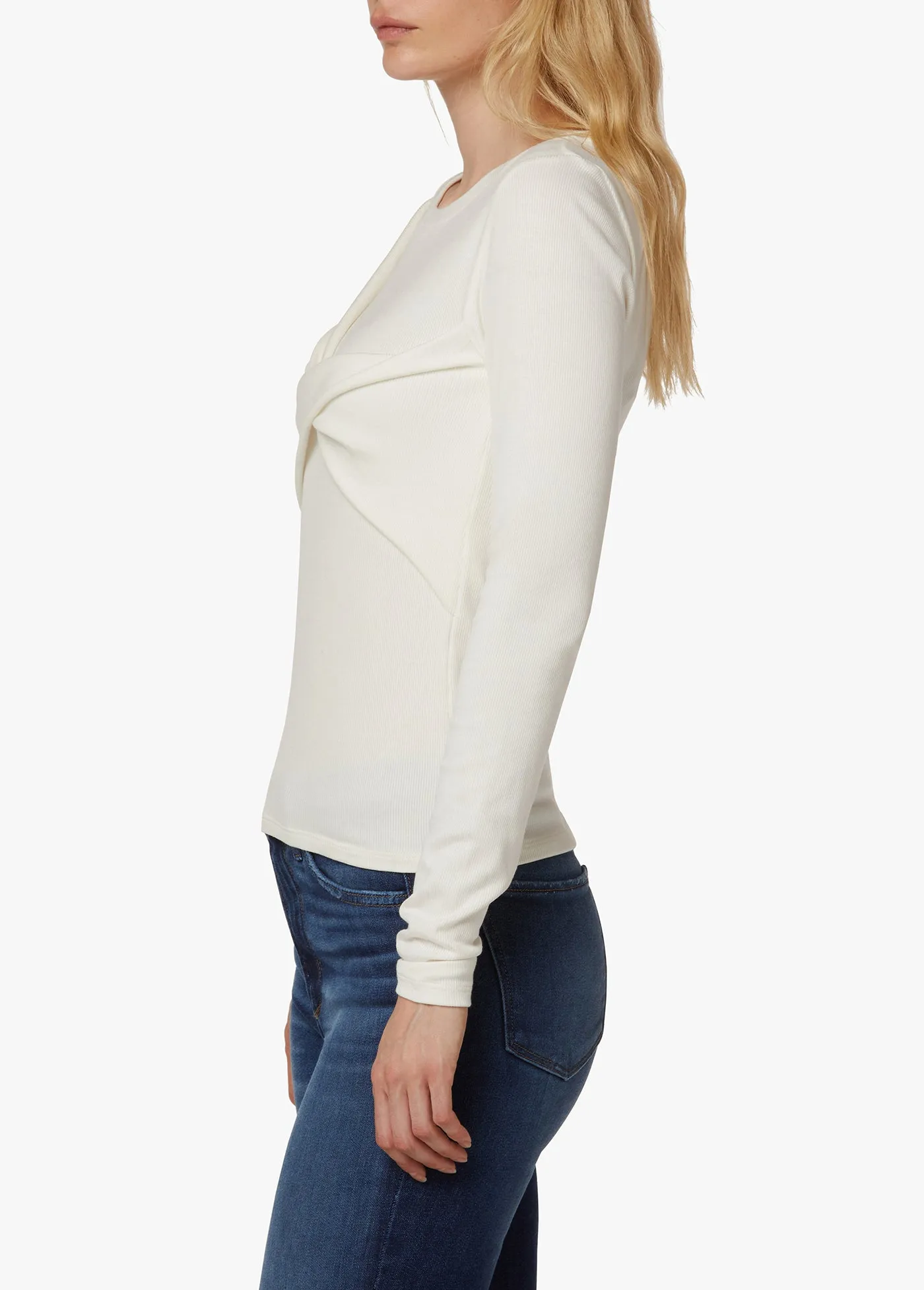 ELLIE TWIST FRONT LS TOP