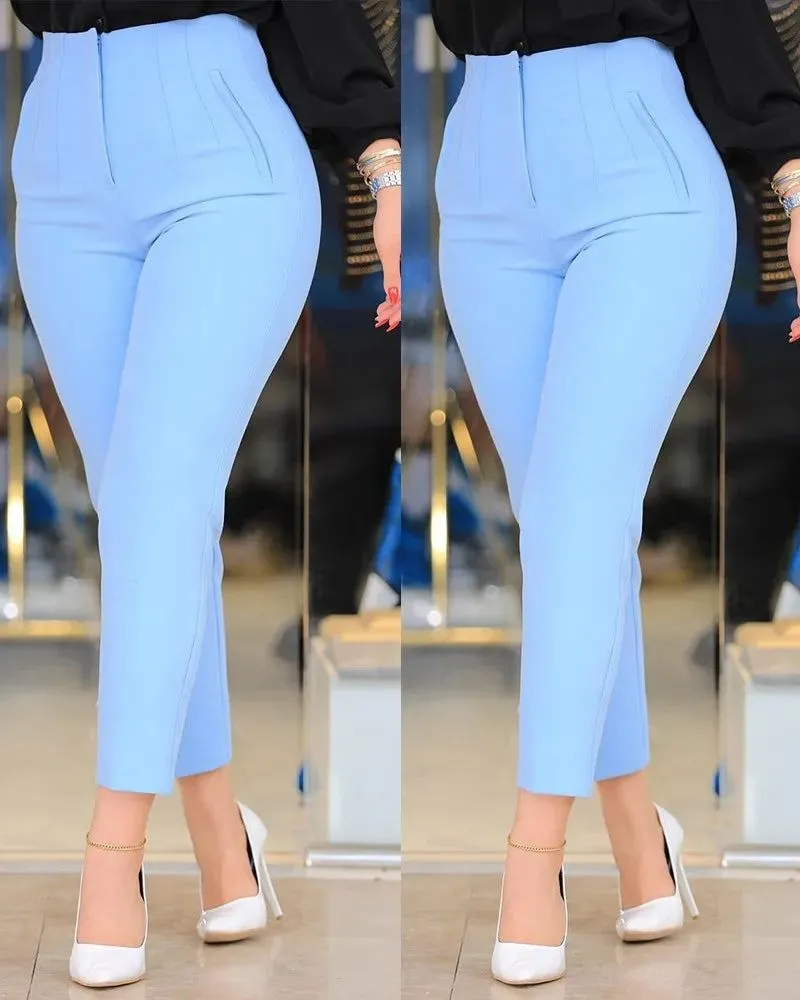 Elonira | Pleat High Waist Pants