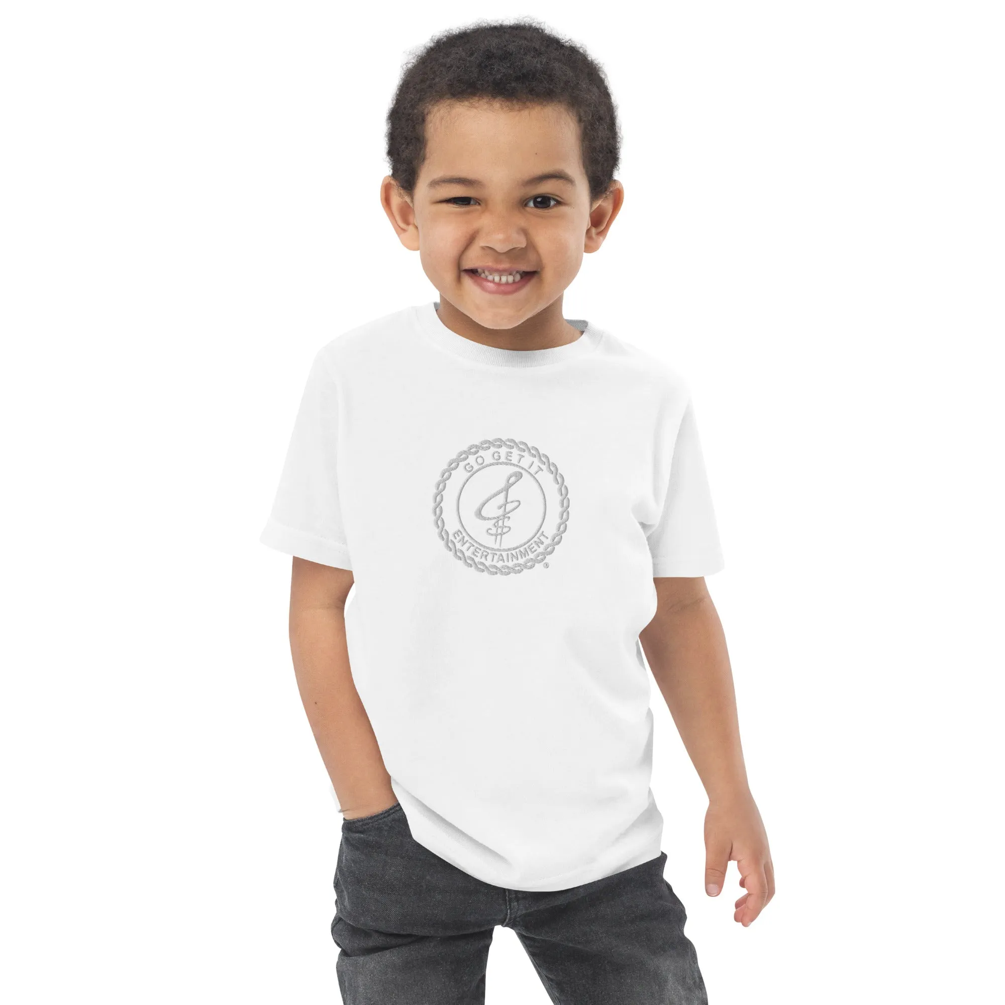 Embroidered Toddler Jersey T-Shirt
